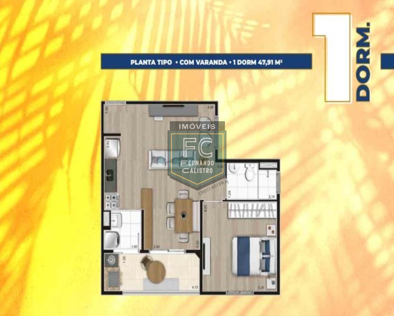 APARTAMENTO COM 1 DORMITÓRIO À VENDA, 47 M² POR R$ 274.950.00, Lazer Completo -Localização privilegiada VERA CRUZ - MONGAGUÁ/SP