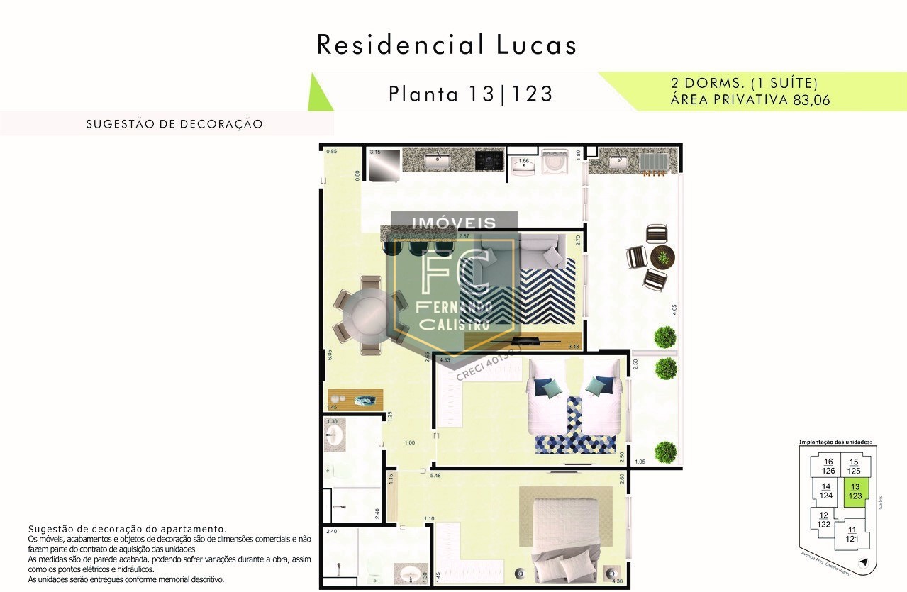Apartamento alto padrão 2 dormitórios (1 suíte), varanda gourmet com vista p/ o mar, lazer frente ao mar, local nobre, bal. Flórida, praia grande/sp.