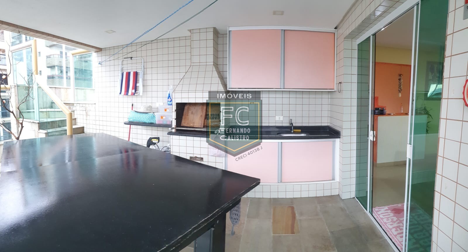 Cobertura Duplex Mobiliada 3 Dormitórios (2 suítes) Vista para o Mar, Piscina e Área Gourmet Privativa, 100 mts da praia, TUPI, Praia Grande /SP