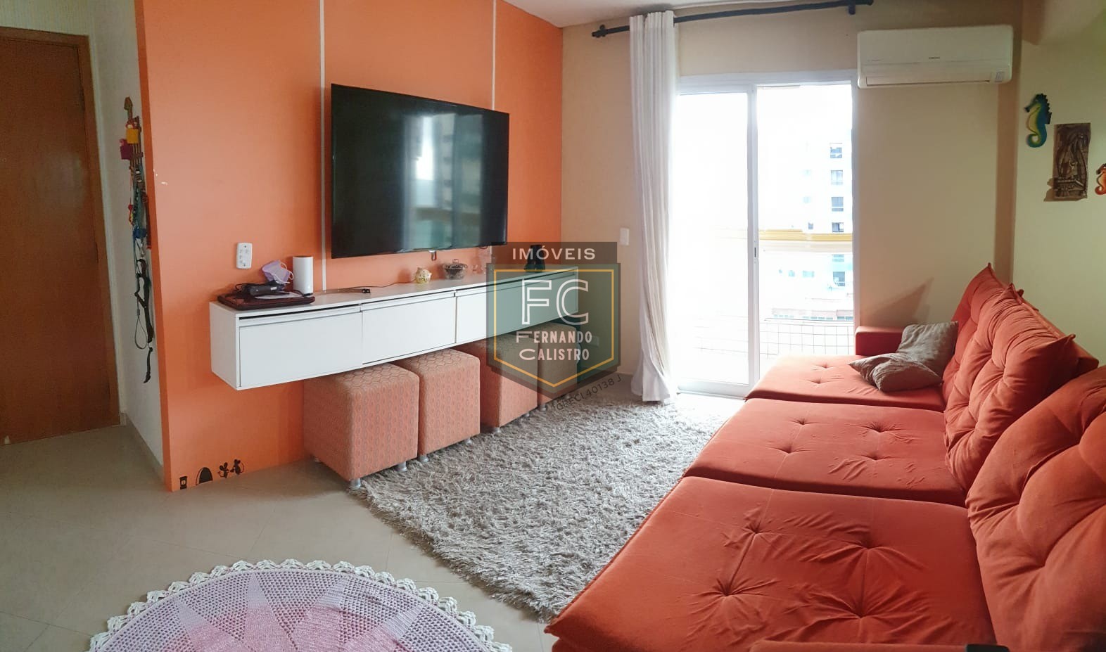 Cobertura Duplex Mobiliada 3 Dormitórios (2 suítes) Vista para o Mar, Piscina e Área Gourmet Privativa, 100 mts da praia, TUPI, Praia Grande /SP