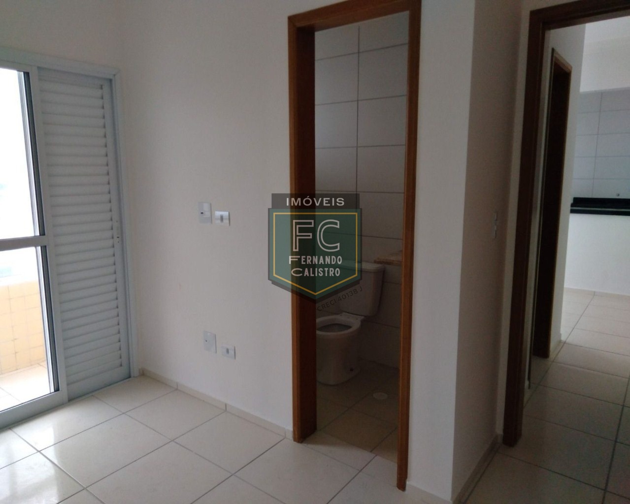 Apartamento novo 2 dormitórios (1 suíte), varanda c/ vista p