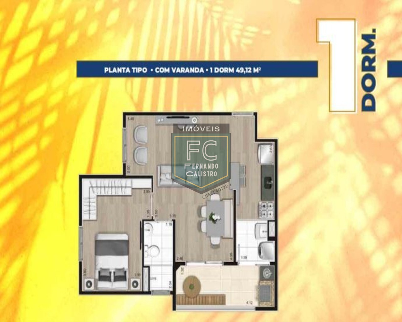 APARTAMENTO COM 1 DORMITÓRIO À VENDA, 47 M² POR R$ 274.950.00, Lazer Completo -Localização privilegiada VERA CRUZ - MONGAGUÁ/SP