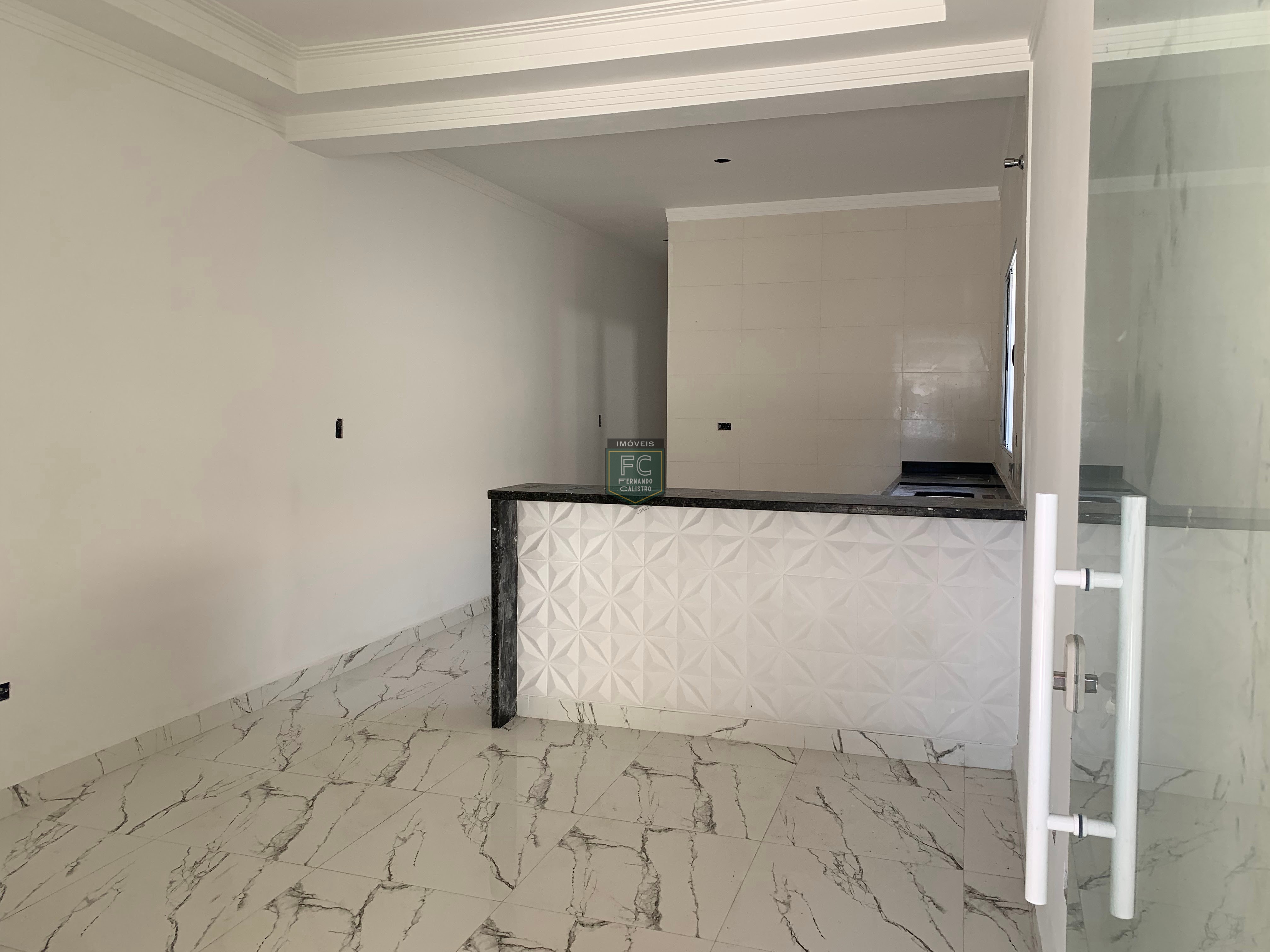Casas geminadas térreas novas próx. A praia, 3 dormitórios (