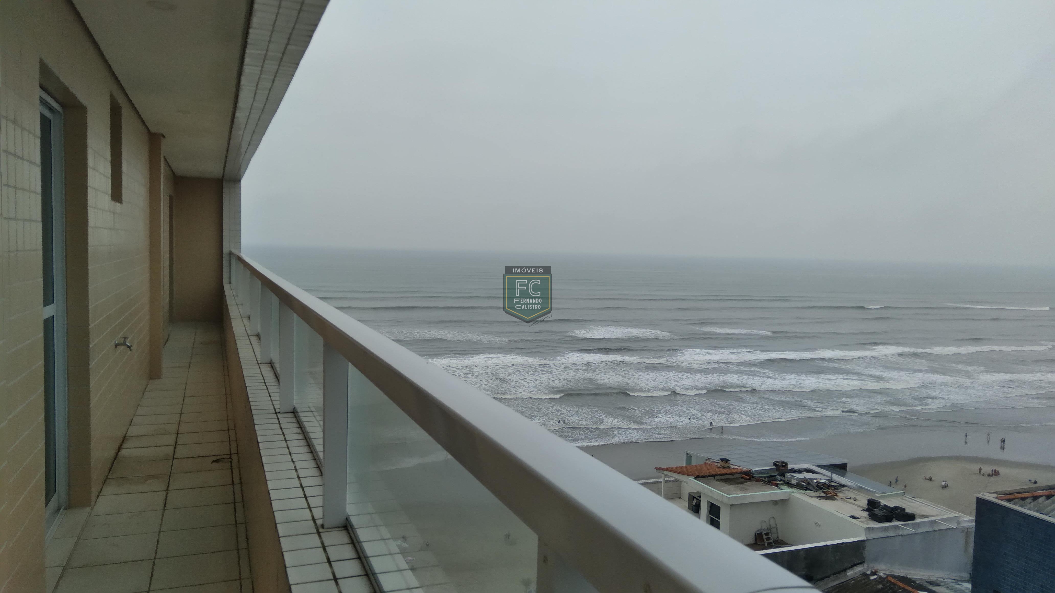 Apartamento novo 2 dormitórios (1 suíte), varanda c/ vista p/ o mar, condomínio frente mar c/ lazer completo na cobertura, jd. Real, praia grande, sp