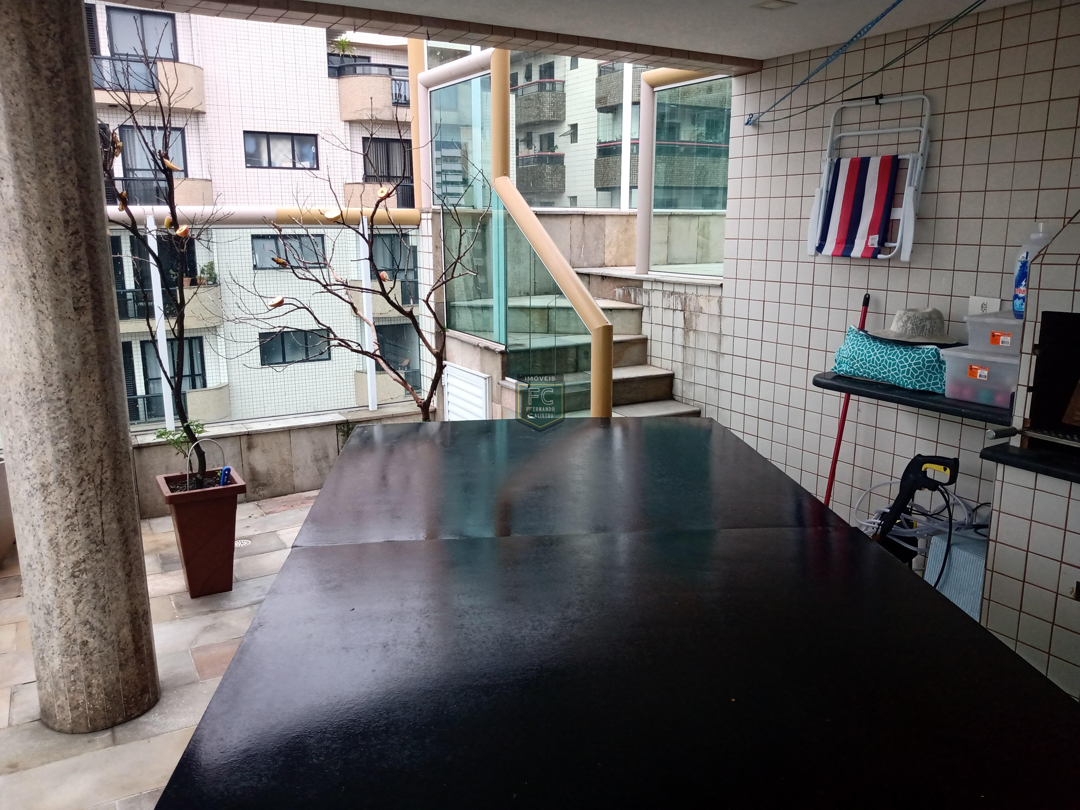 Cobertura Duplex Mobiliada 3 Dormitórios (2 suítes) Vista para o Mar, Piscina e Área Gourmet Privativa, 100 mts da praia, TUPI, Praia Grande /SP