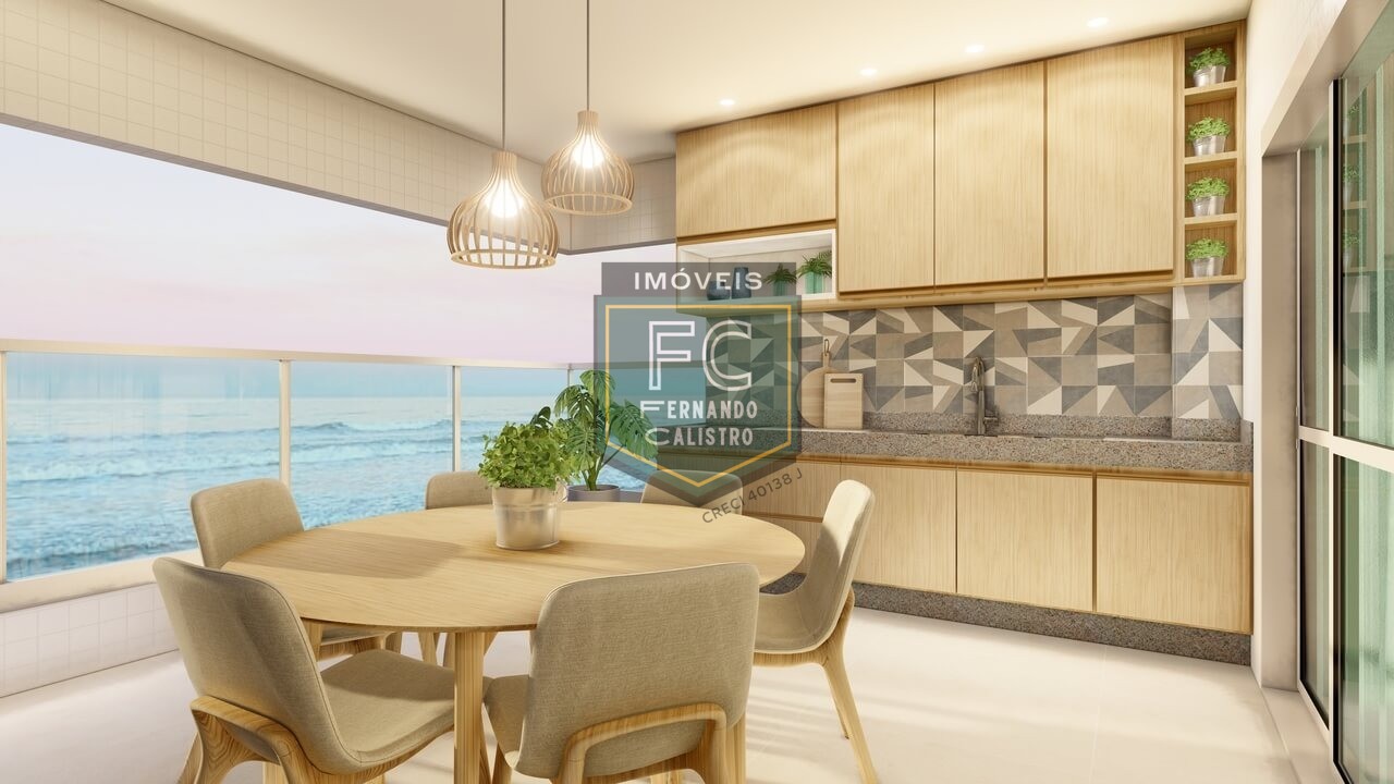 Apartamento alto padrão 2 dormitórios (1 suíte), varanda gourmet com vista p/ o mar, lazer frente ao mar, local nobre, bal. Flórida, praia grande/sp.