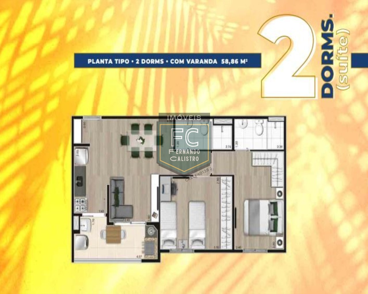 APARTAMENTO COM 1 DORMITÓRIO À VENDA, 47 M² POR R$ 274.950.00, Lazer Completo -Localização privilegiada VERA CRUZ - MONGAGUÁ/SP