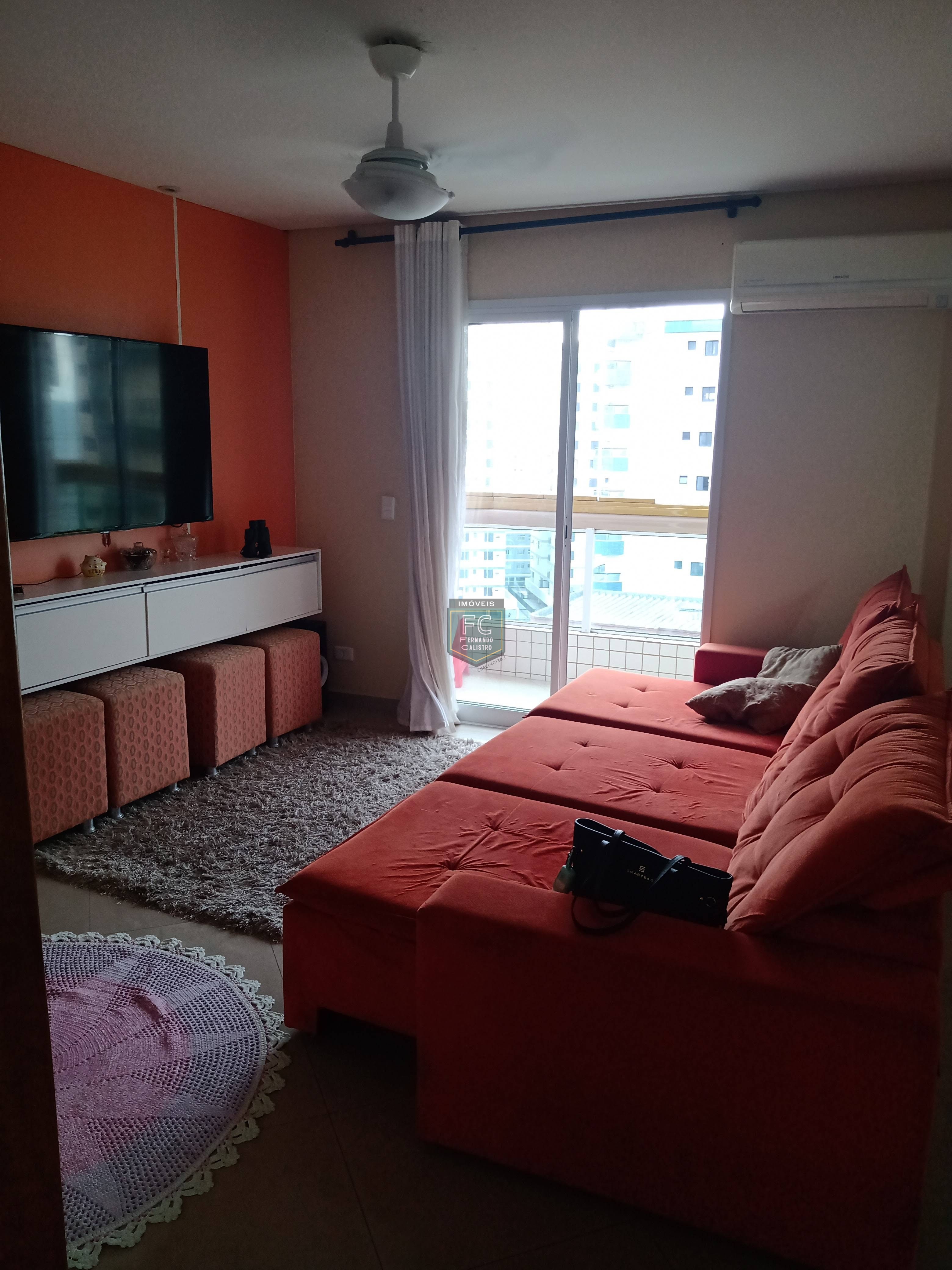 Cobertura Duplex Mobiliada 3 Dormitórios (2 suítes) Vista para o Mar, Piscina e Área Gourmet Privativa, 100 mts da praia, TUPI, Praia Grande /SP