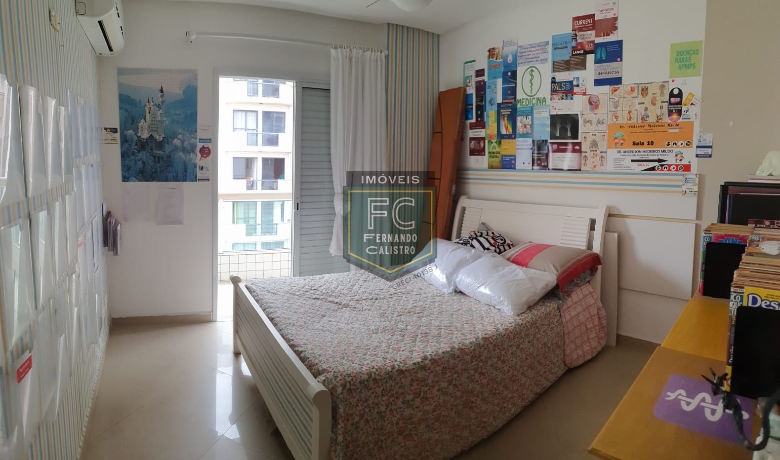 Cobertura Duplex Mobiliada 3 Dormitórios (2 suítes) Vista para o Mar, Piscina e Área Gourmet Privativa, 100 mts da praia, TUPI, Praia Grande /SP