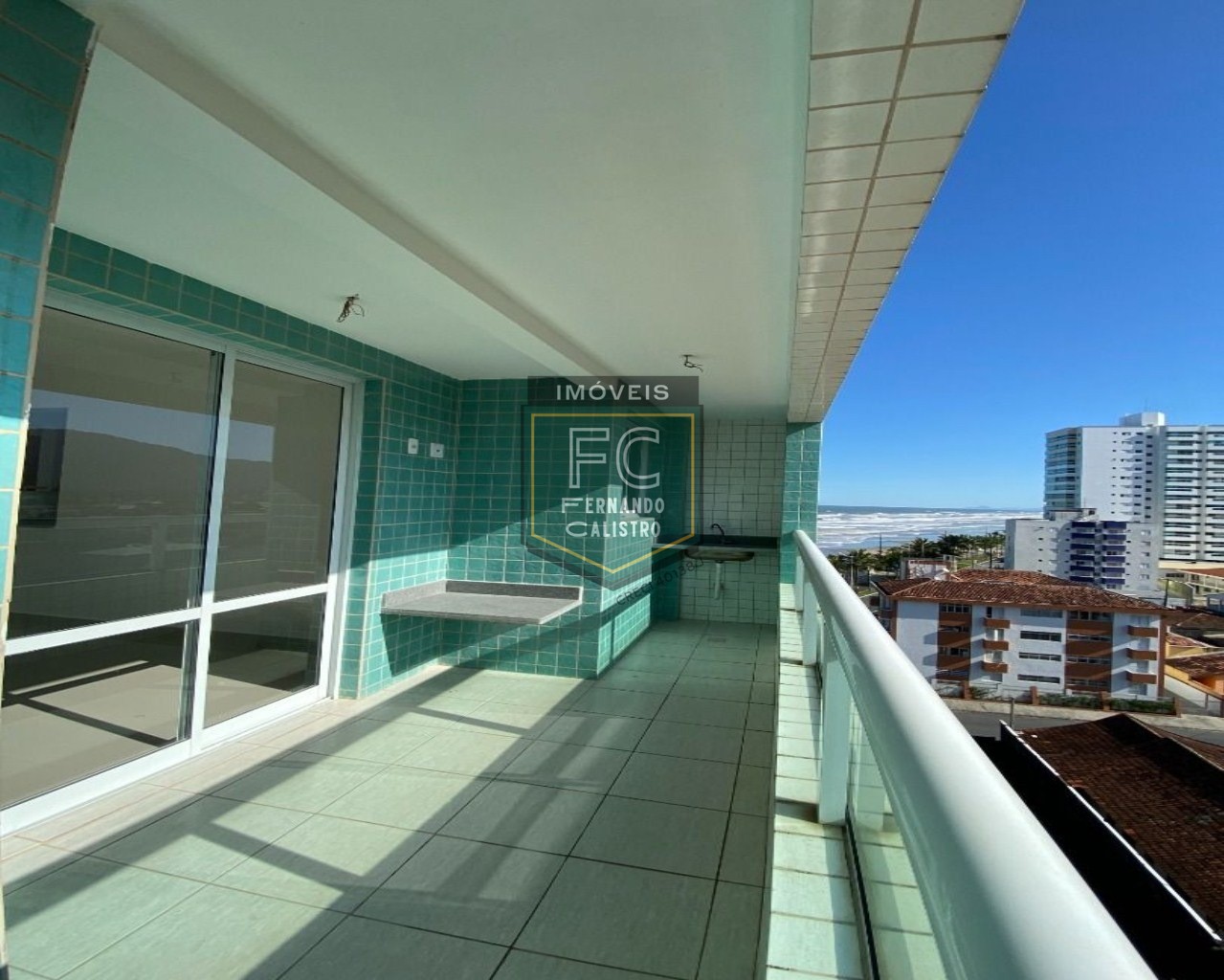 Apartamento novo 2 dormitórios (1 suíte c/ varanda), varanda