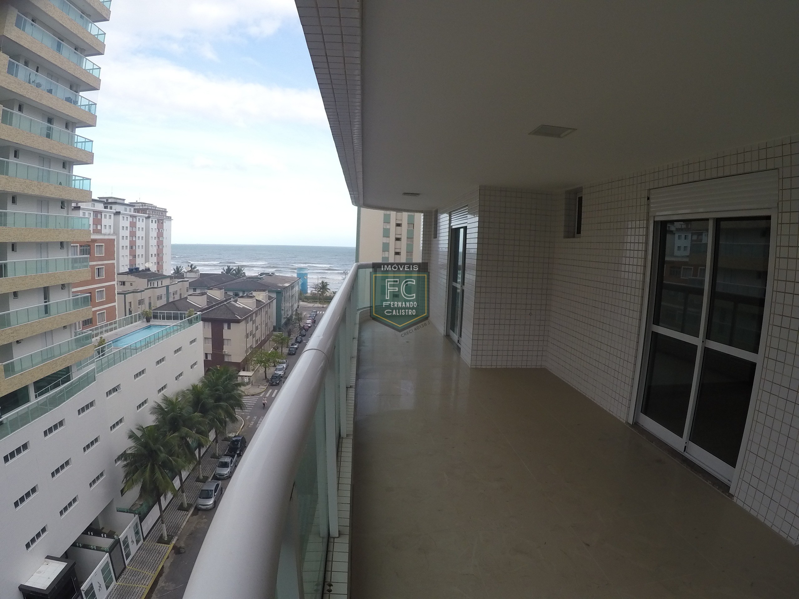 Apartamento Alto Padrão 3 Dormitórios (3 Suítes) 172m², Varanda Envidraçada c/ Vista p/ o Mar, Lazer Completo, 250 mts da Praia, Tupi, Praia Grande SP