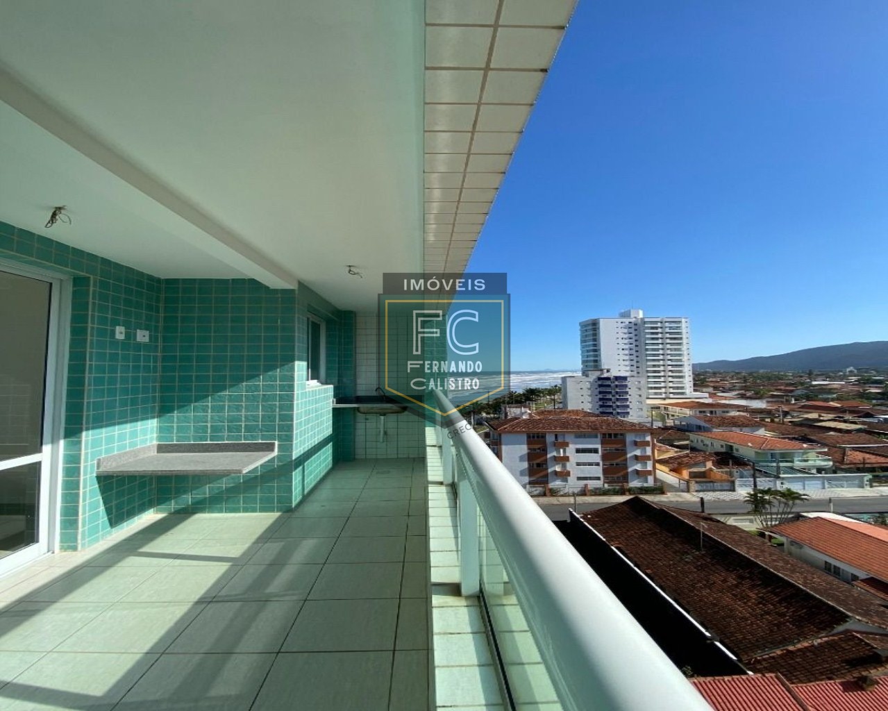 Apartamento novo 2 dormitórios (1 suíte c/ varanda), varanda