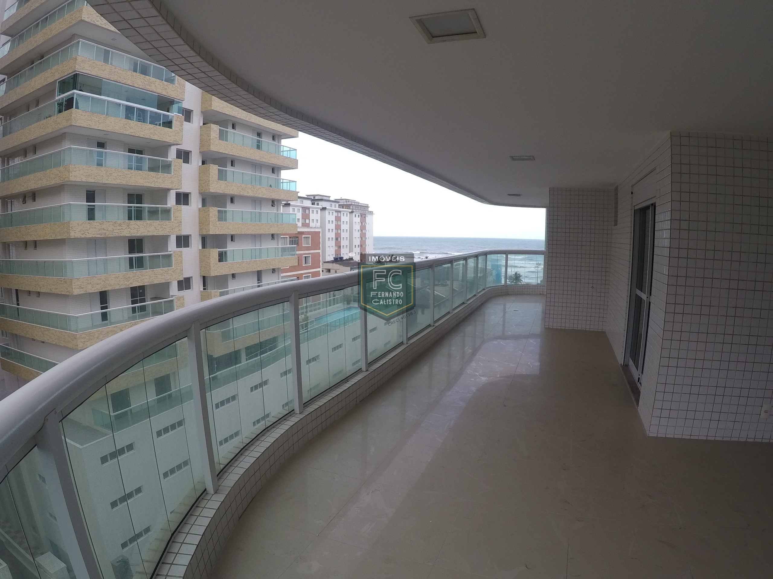 Apartamento Alto Padrão 3 Dormitórios (3 Suítes) 172m², Varanda Envidraçada c/ Vista p/ o Mar, Lazer Completo, 250 mts da Praia, Tupi, Praia Grande SP