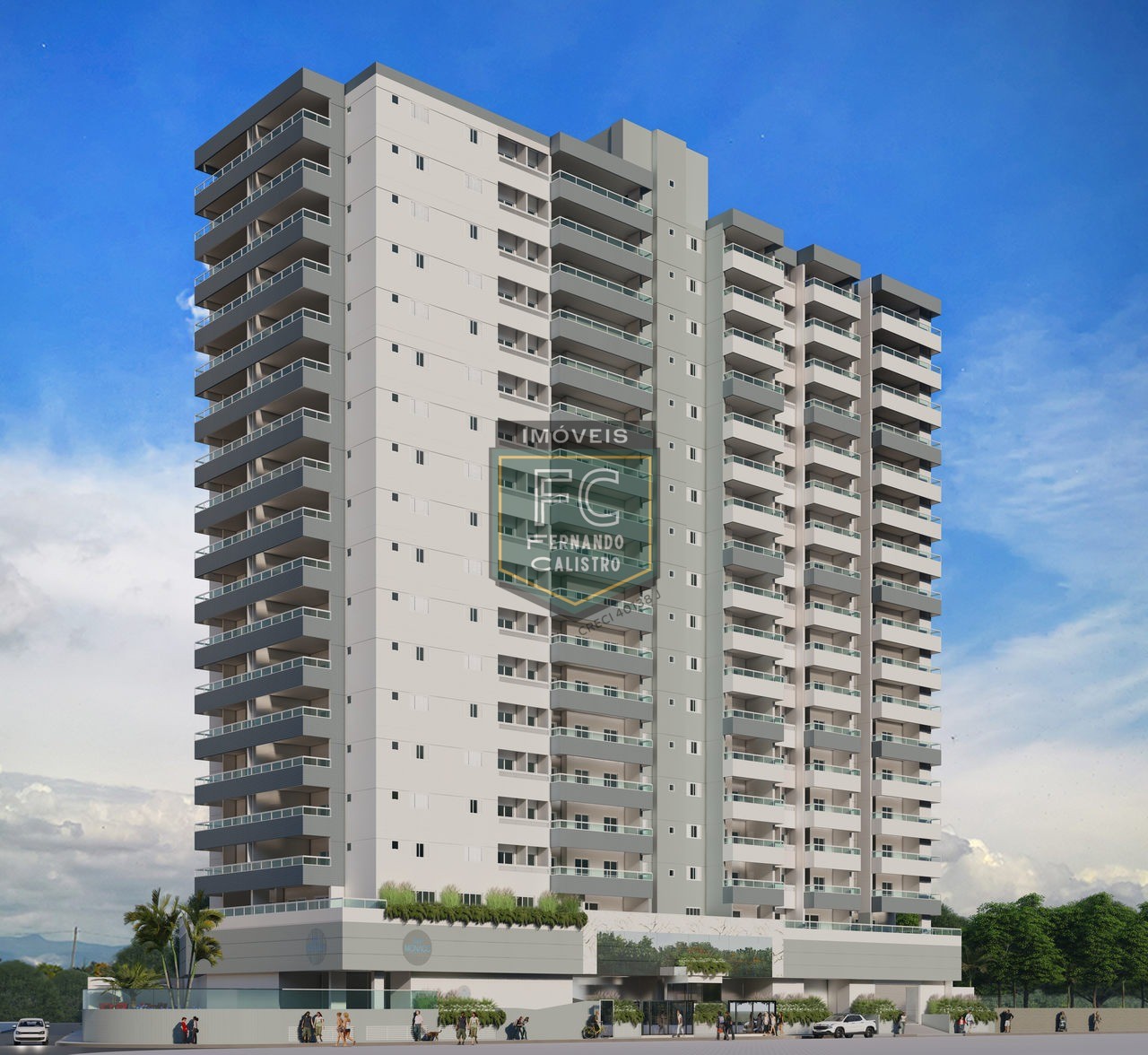 Apartamento alto padrão 2 dormitórios (1 suíte), varanda gou