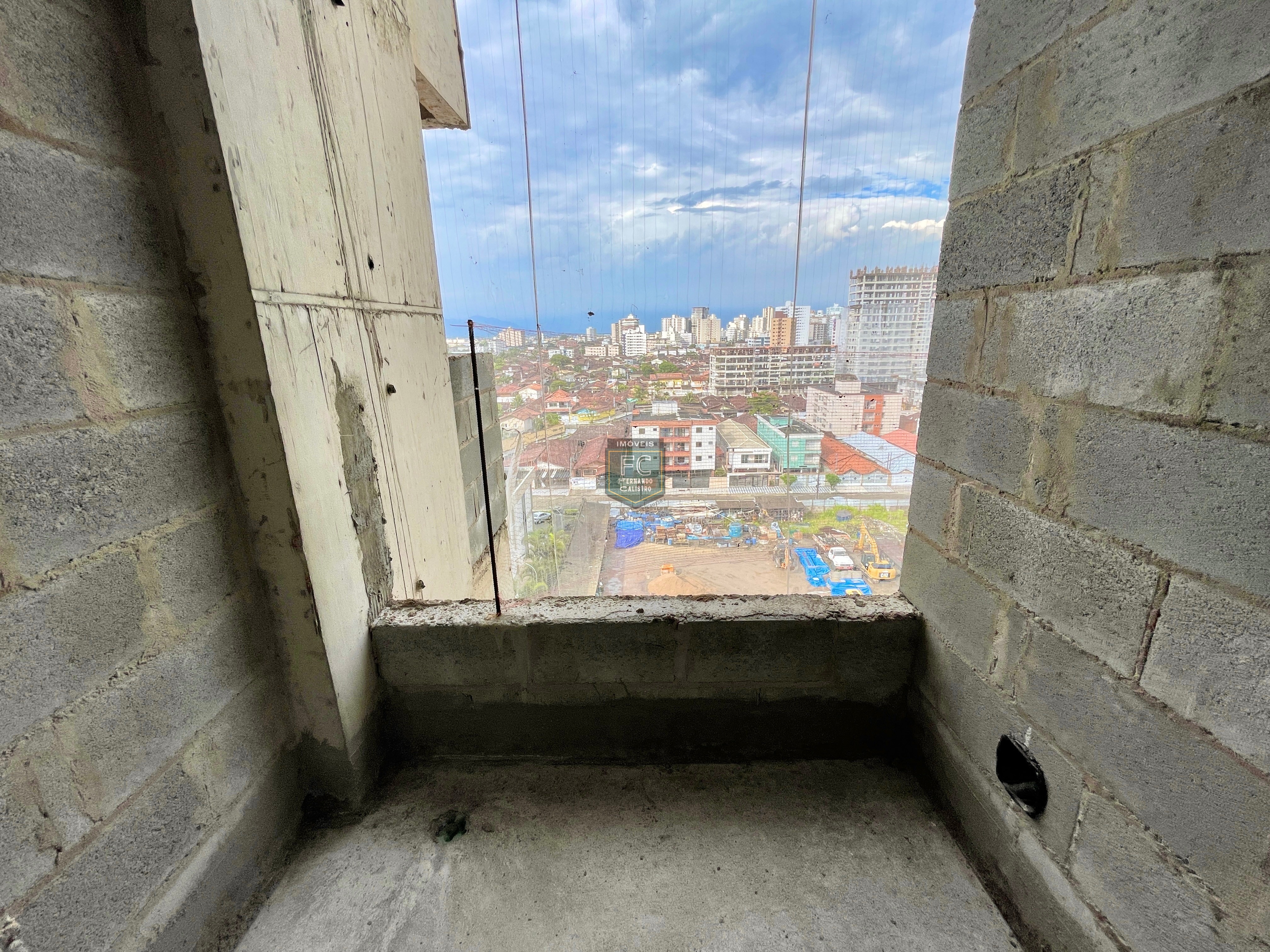 Apartamento alto padrão 2 dormitórios (1 suíte), varanda gourmet c/ vista p/ o mar, 1 vaga, lazer clube, em obras: out 23, v. Caiçara, praia grande/sp