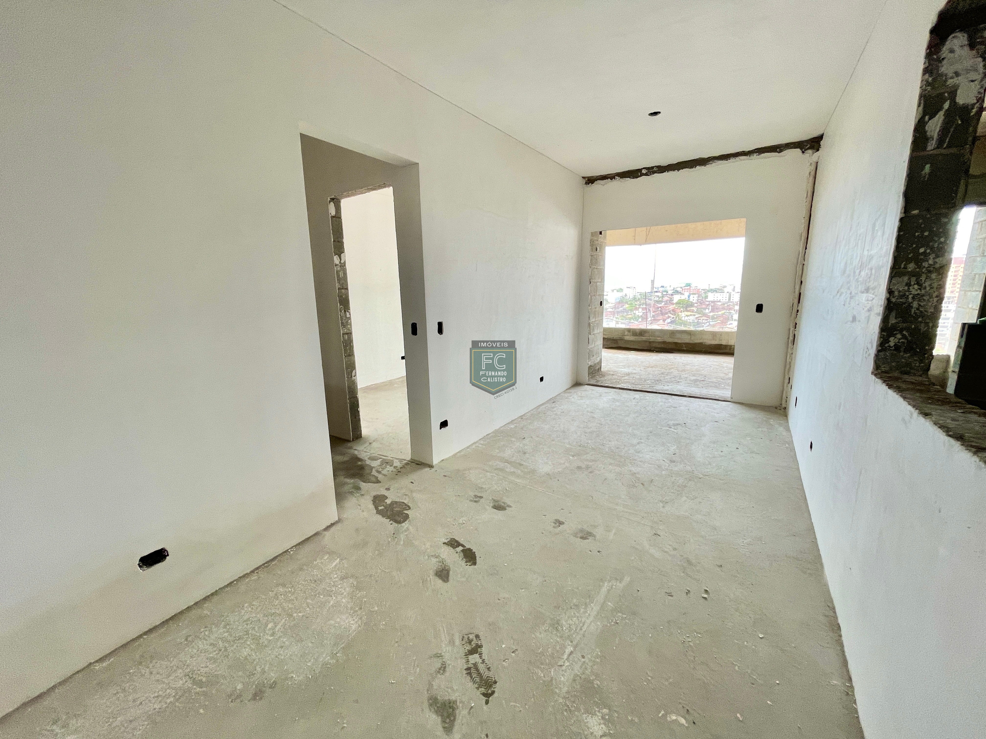 Apartamento alto padrão 2 dormitórios (1 suíte), varanda gourmet c/ vista p/ o mar, 1 vaga, lazer clube, em obras: out 23, v. Caiçara, praia grande/sp