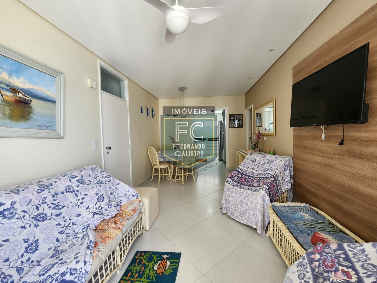 Apartamento alto padrão 3 dormitórios (1 suíte), 100m², mobiliado, varanda com linda vista p/ o mar, financiamento bancário, asturias, guarujá, sp