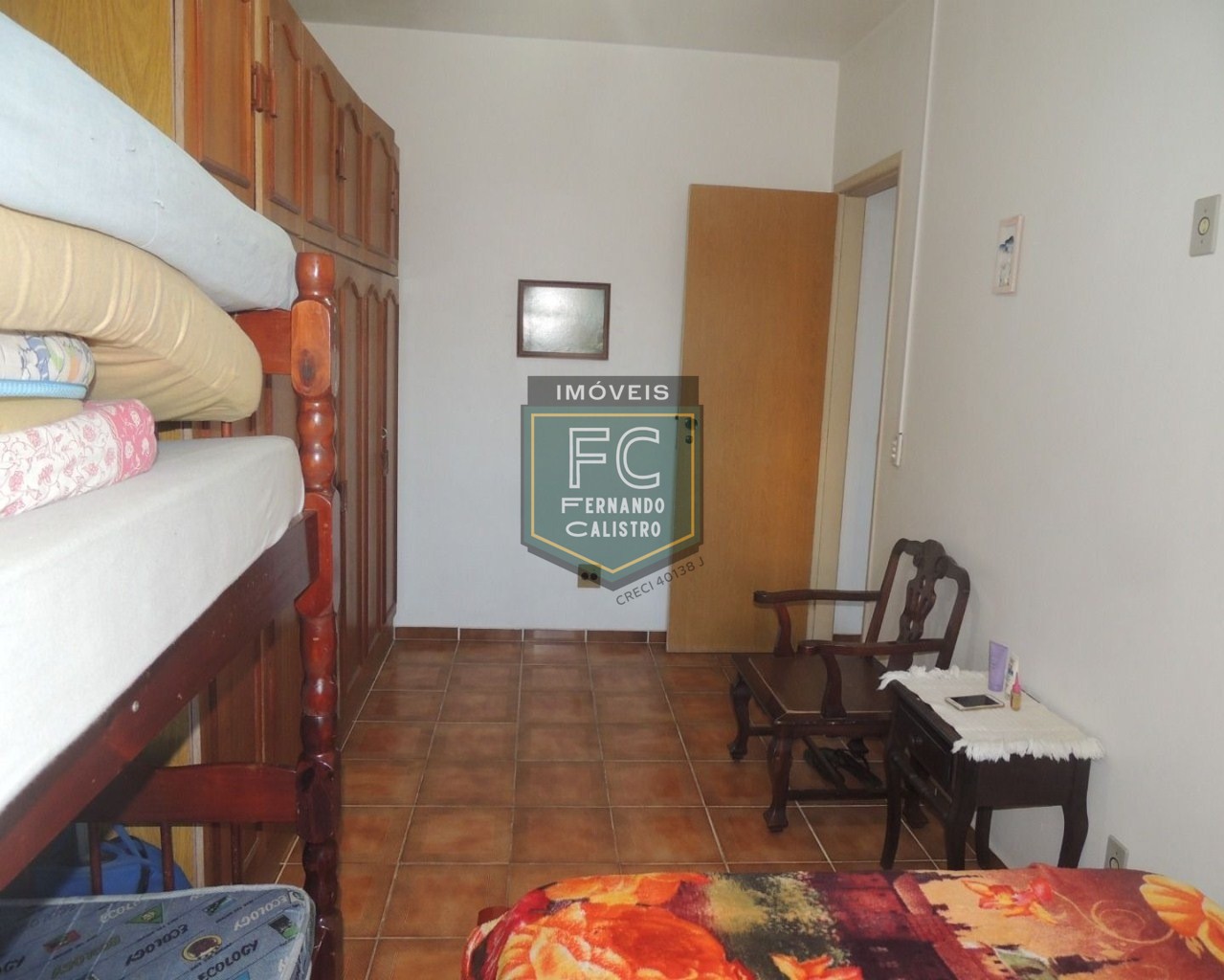 Apartamento 1 Dormitório Semi Mobiliado, 57 m², Elevador, 1 Vaga, Condomínio Frente Mar, Financia Bancário, V. Atlântica, Região Central, Mongaguá SP