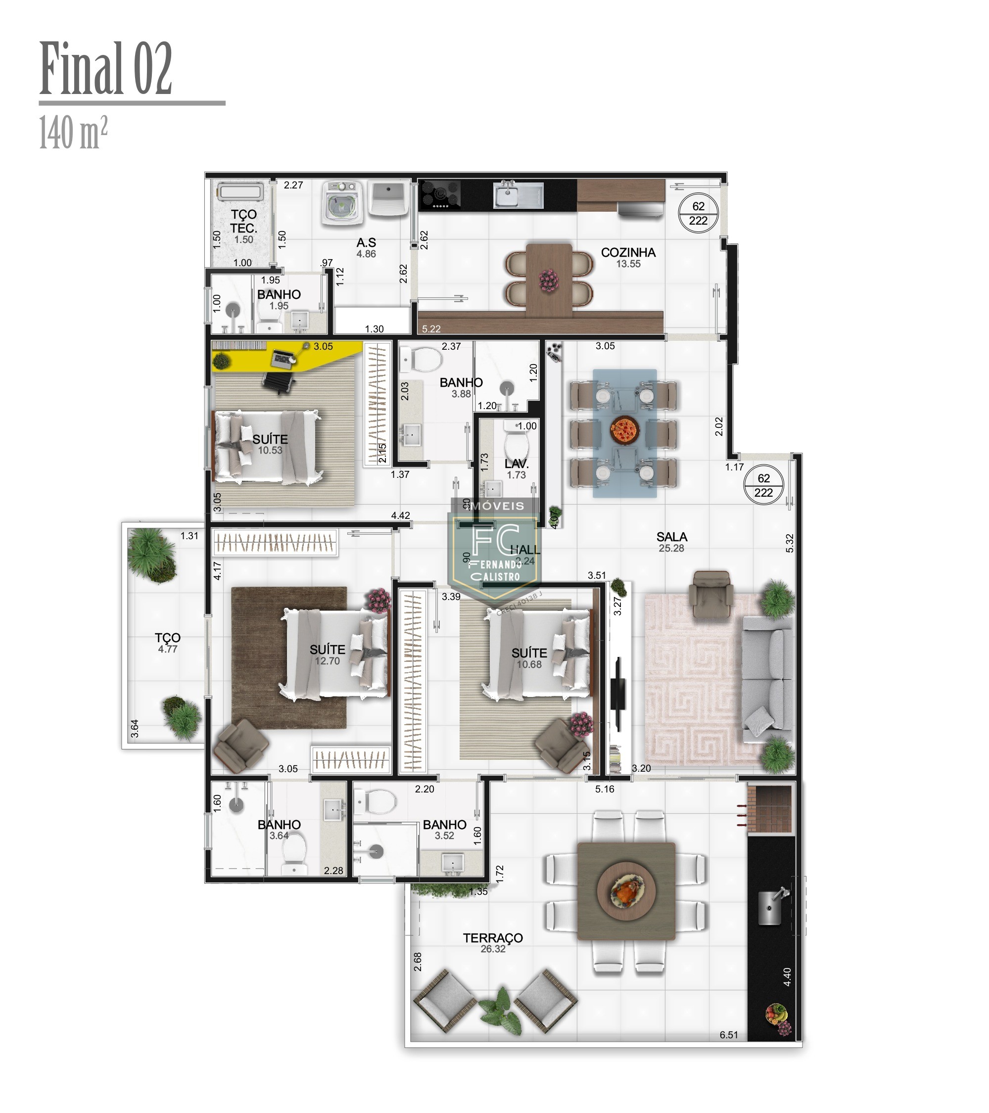 Apartamentos alto padrão com vista para o mar, 2 e 3 dormitórios, lazer completo, localização privilegiada - caiçara - praia grande/sp.