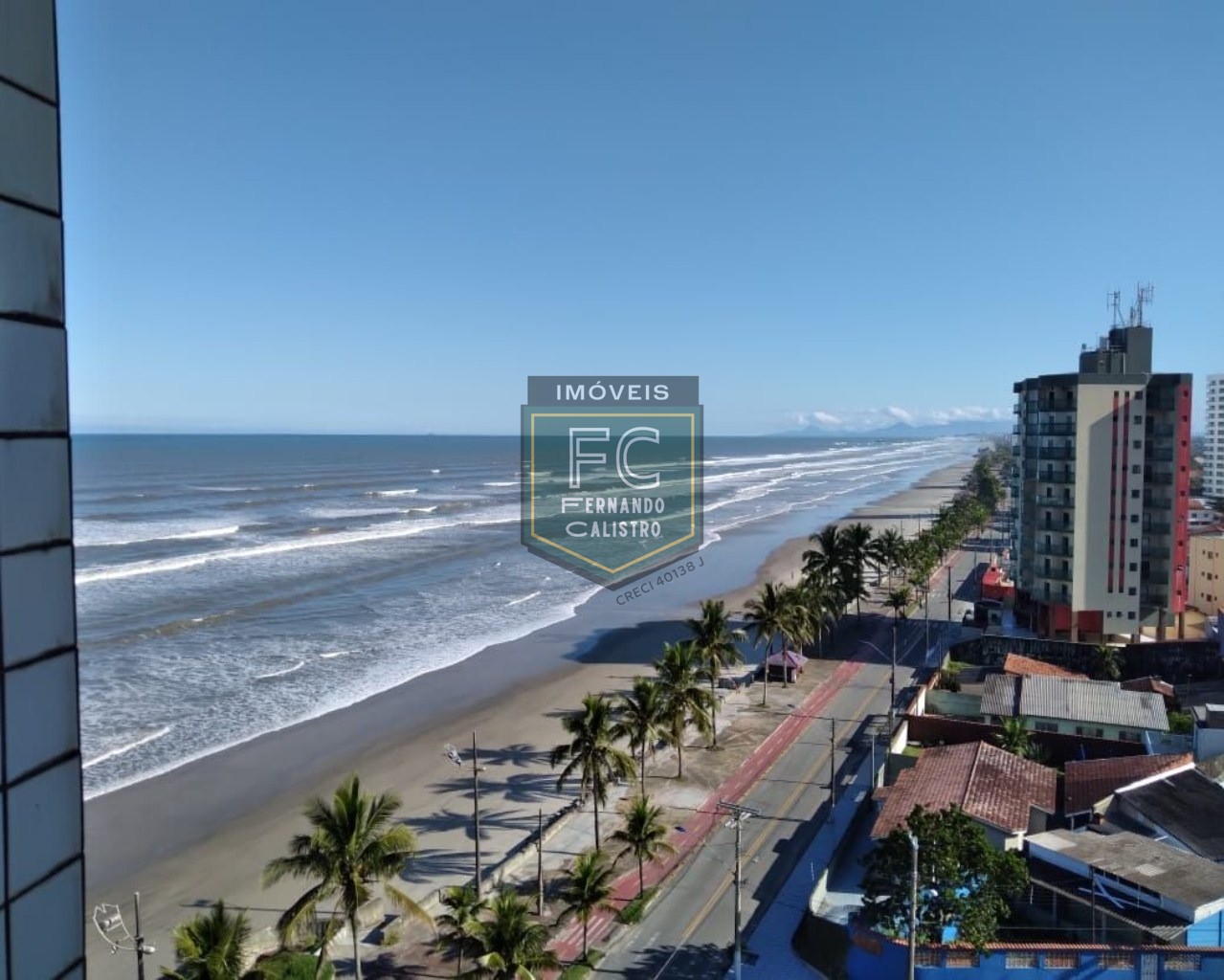 Apartamento 2 dormitórios (1 suite) alto padrão, semimobiliado, andar alto, 2 varandas de frente para o mar, financia, jd. Praia grande, mongaguá sp