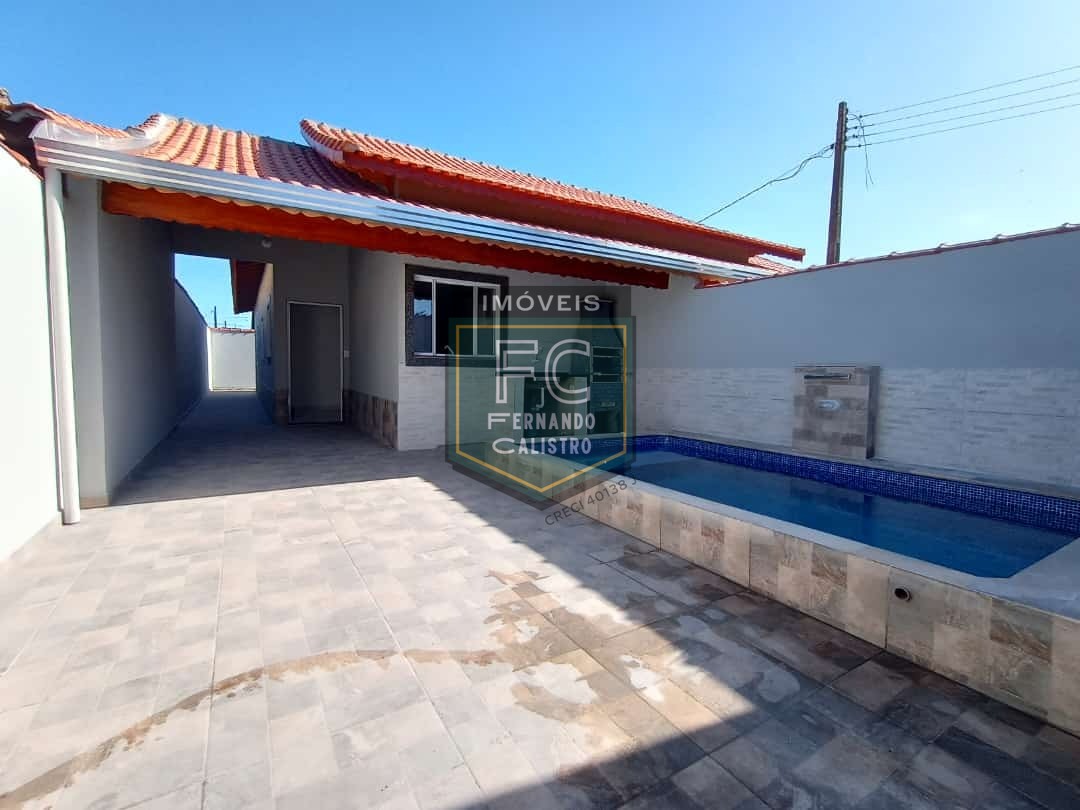 Casa térrea nova 2 dormitórios (suíte), piscina, espaço gour