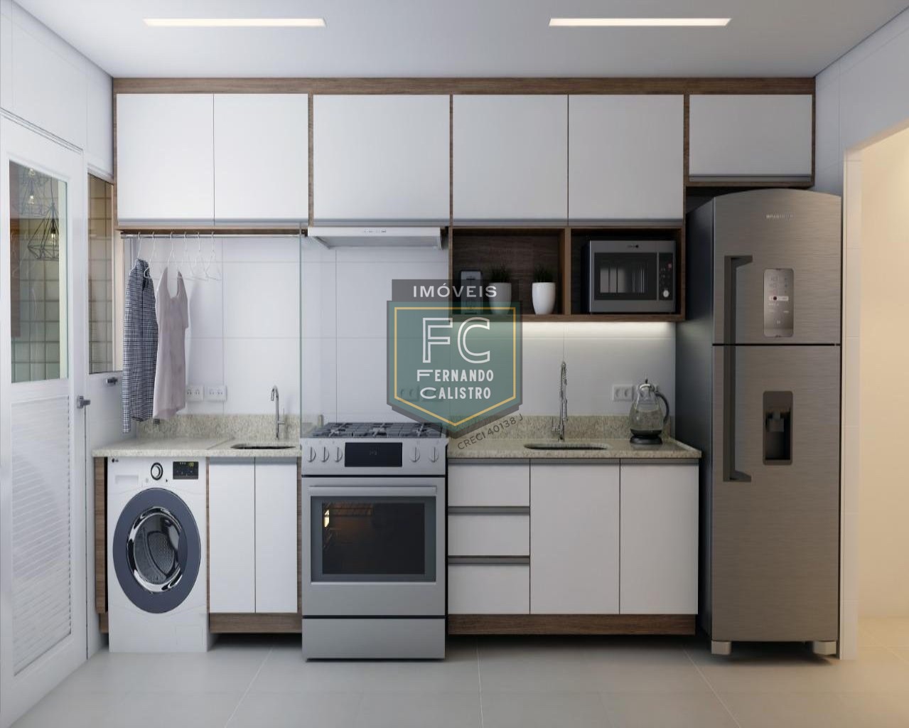 Apartamento 1 dormitório (suíte) alto padrão em obras, varan