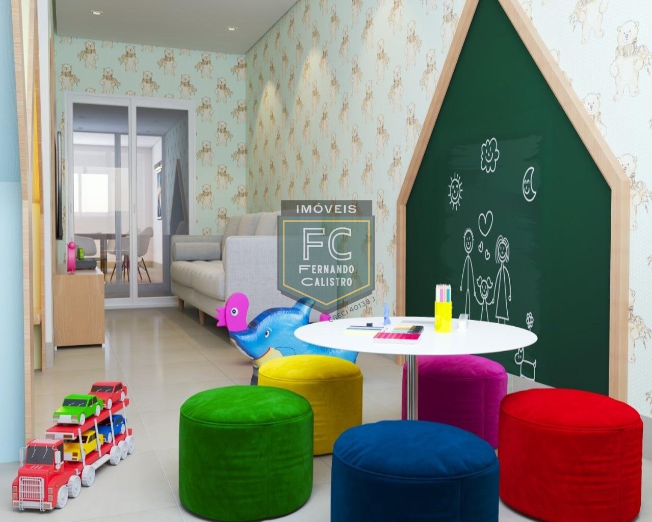 Apartamento 2 dormitórios (1 suíte) alto padrão em obras, va