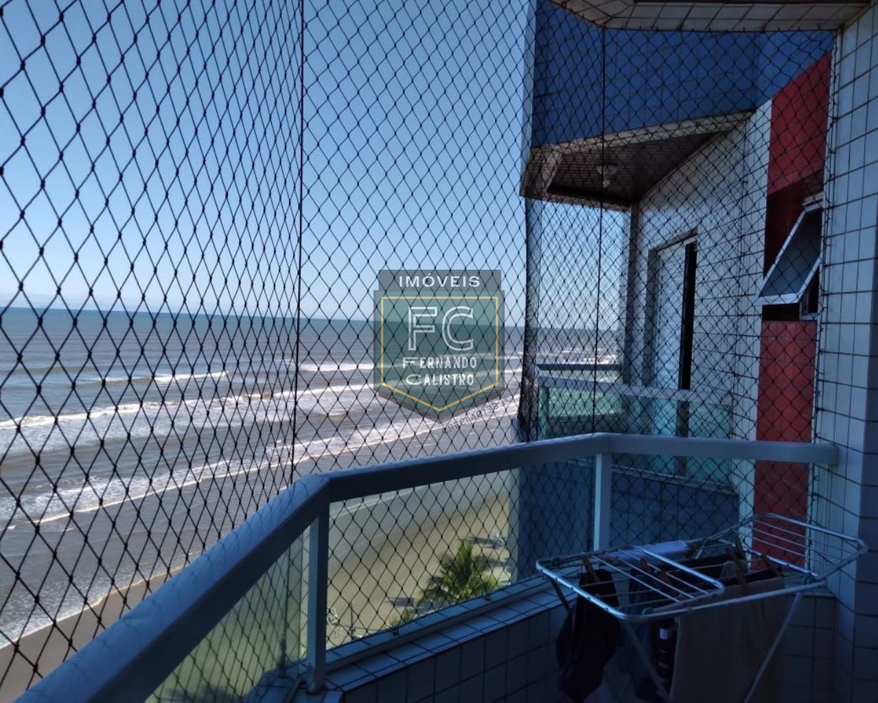 Apartamento 2 dormitórios (1 suite) alto padrão, semimobiliado, andar alto, 2 varandas de frente para o mar, financia, jd. Praia grande, mongaguá sp