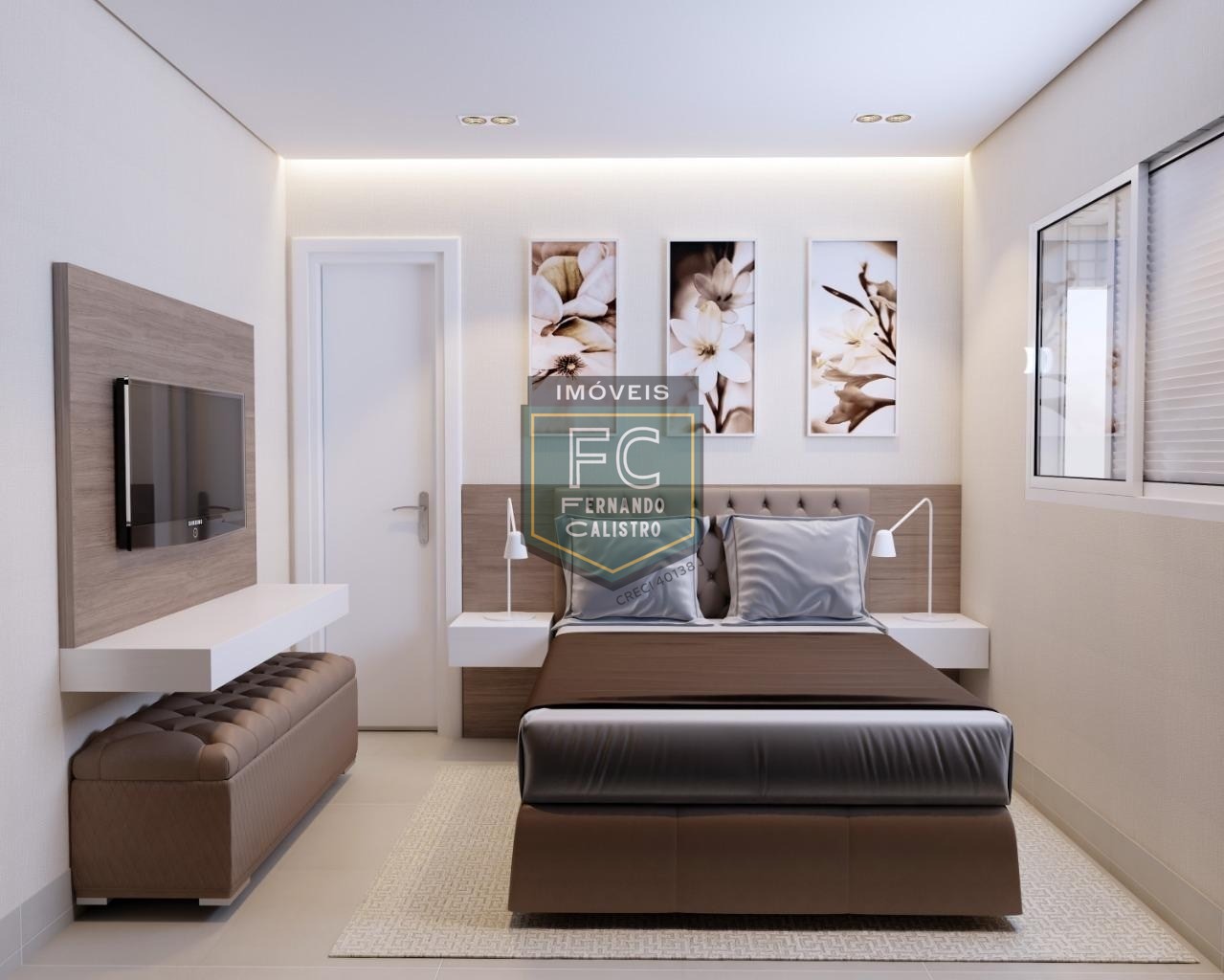 Apartamento 1 dormitório (suíte) alto padrão em obras, varan