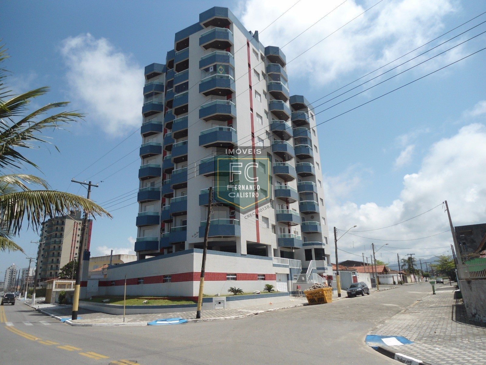 Apartamento 2 dormitórios (1 suite) alto padrão, semimobiliado, andar alto, 2 varandas de frente para o mar, financia, jd. Praia grande, mongaguá sp