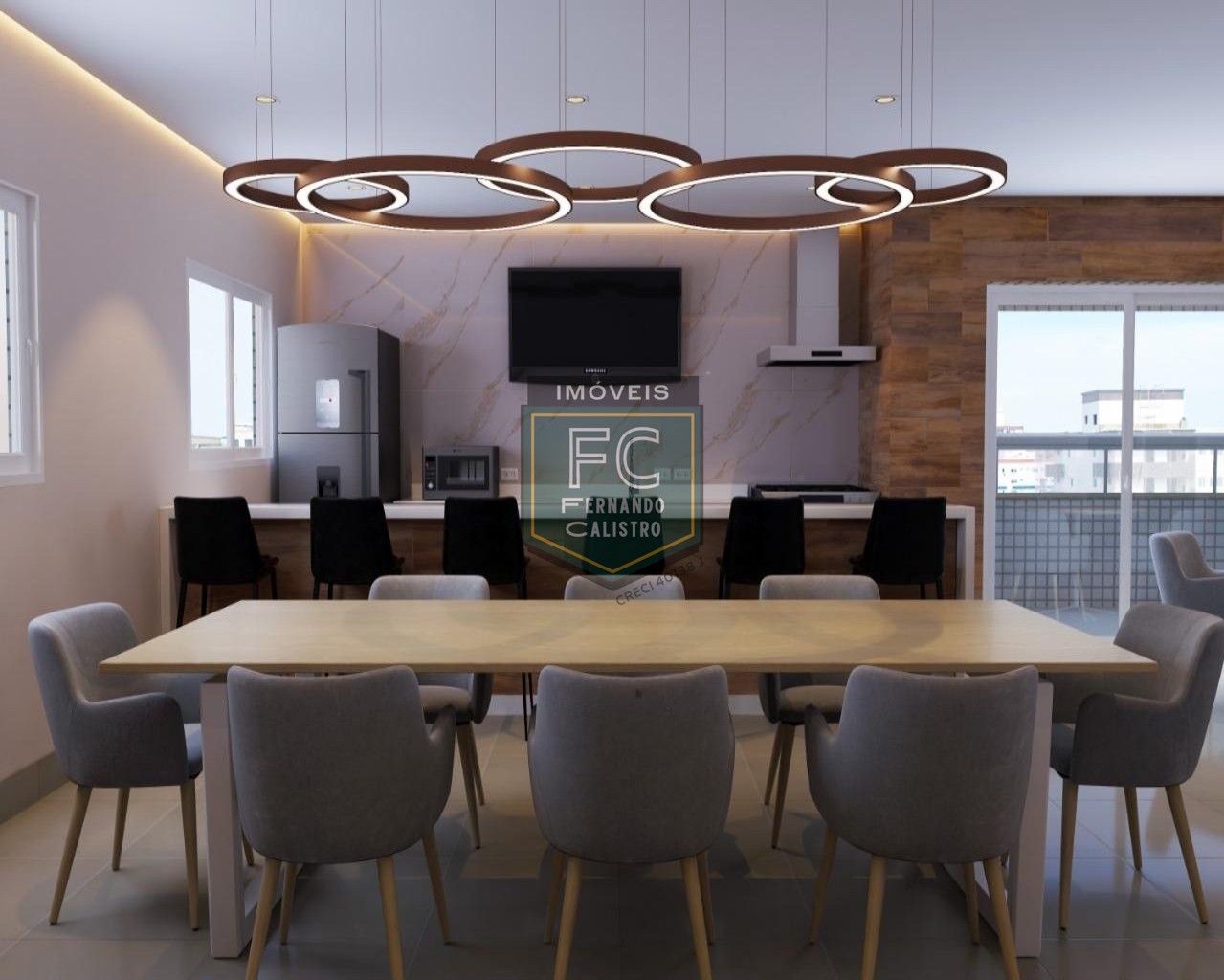 Apartamento 1 dormitório (suíte) alto padrão em obras, varan