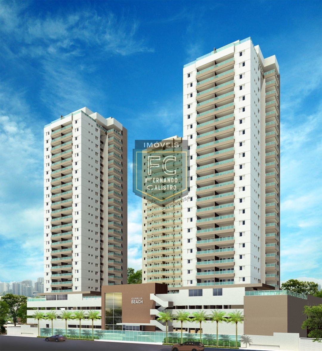 Investimento guarujá: apartamento alto padrão 3 dormitórios 