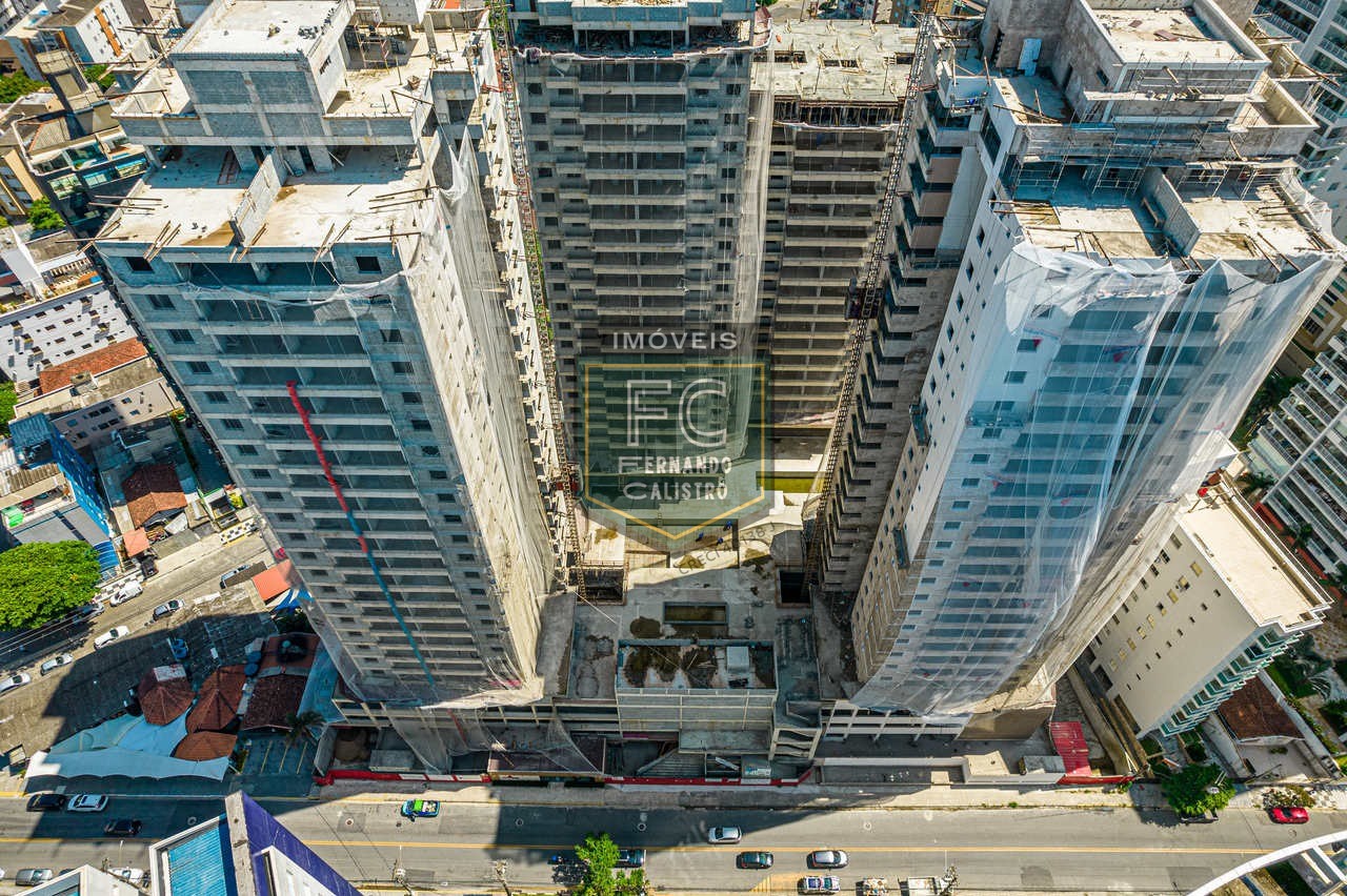 Investimento guarujá: apartamento alto padrão 3 dormitórios (1 suíte), varanda gourmet, 2 vagas, lazer de clube, financ. Direto, v. Alzira, guarujá sp
