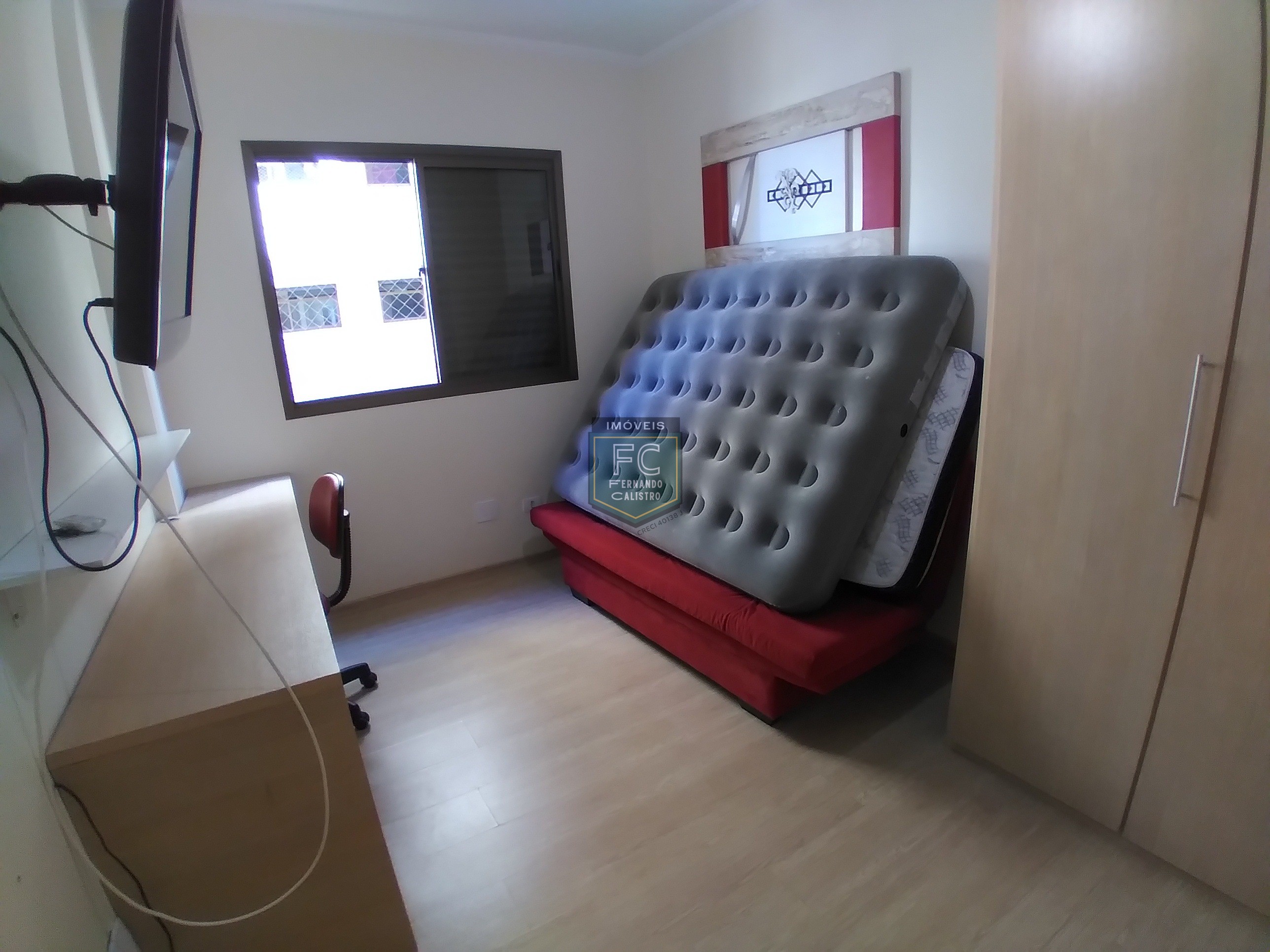 Apartamento 3 Dormitórios (1 Suíte) Frente, Varanda Envidraçada c/ Vista Mar, Móveis Planejados, Condomínio Clube de Luxo, Local Nobre, Mongaguá SP