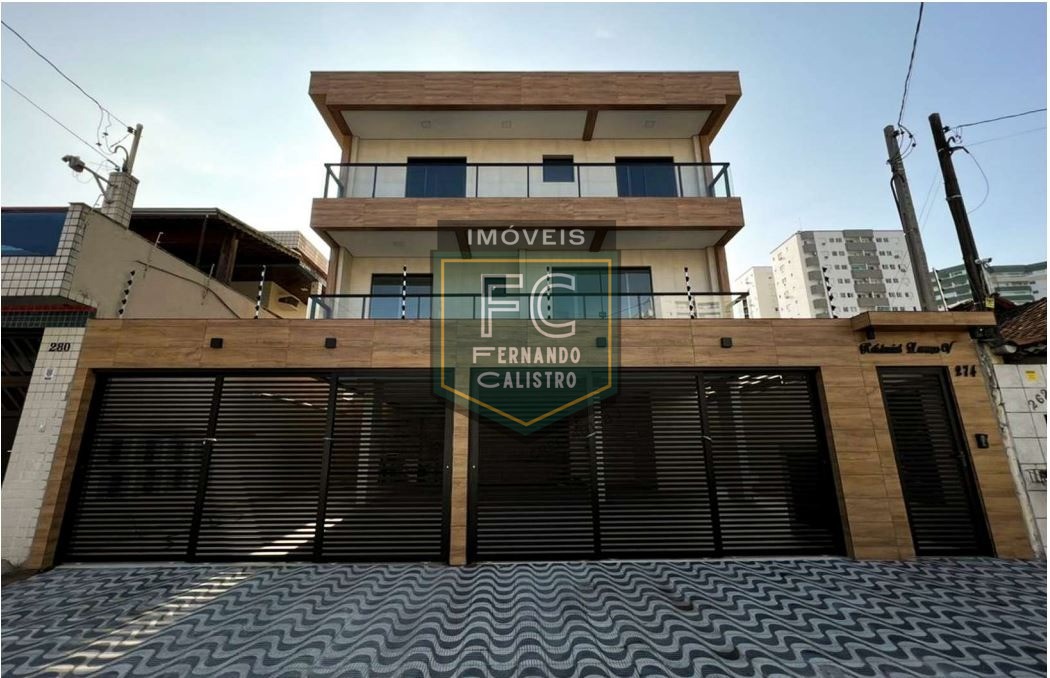 Sobrados novos c/ segurança de condominio, 2 dormitórios (1 