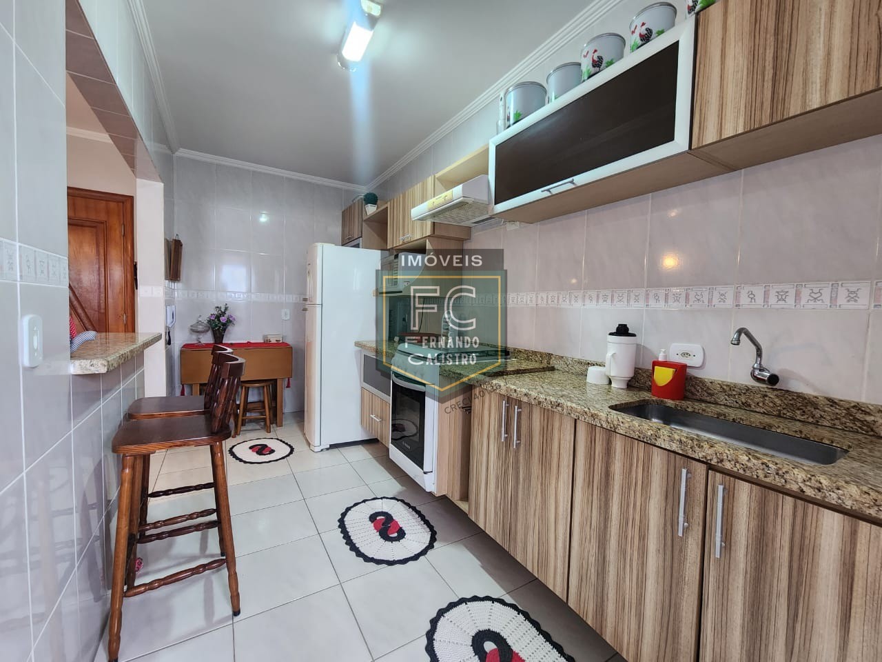 Apartamento alto padrão 2 dormitórios vista para o mar, 2 varandas (1 com churrasqueira), 85 m², piscina, R$ 430.000 - v. Caiçara - praia grande/sp