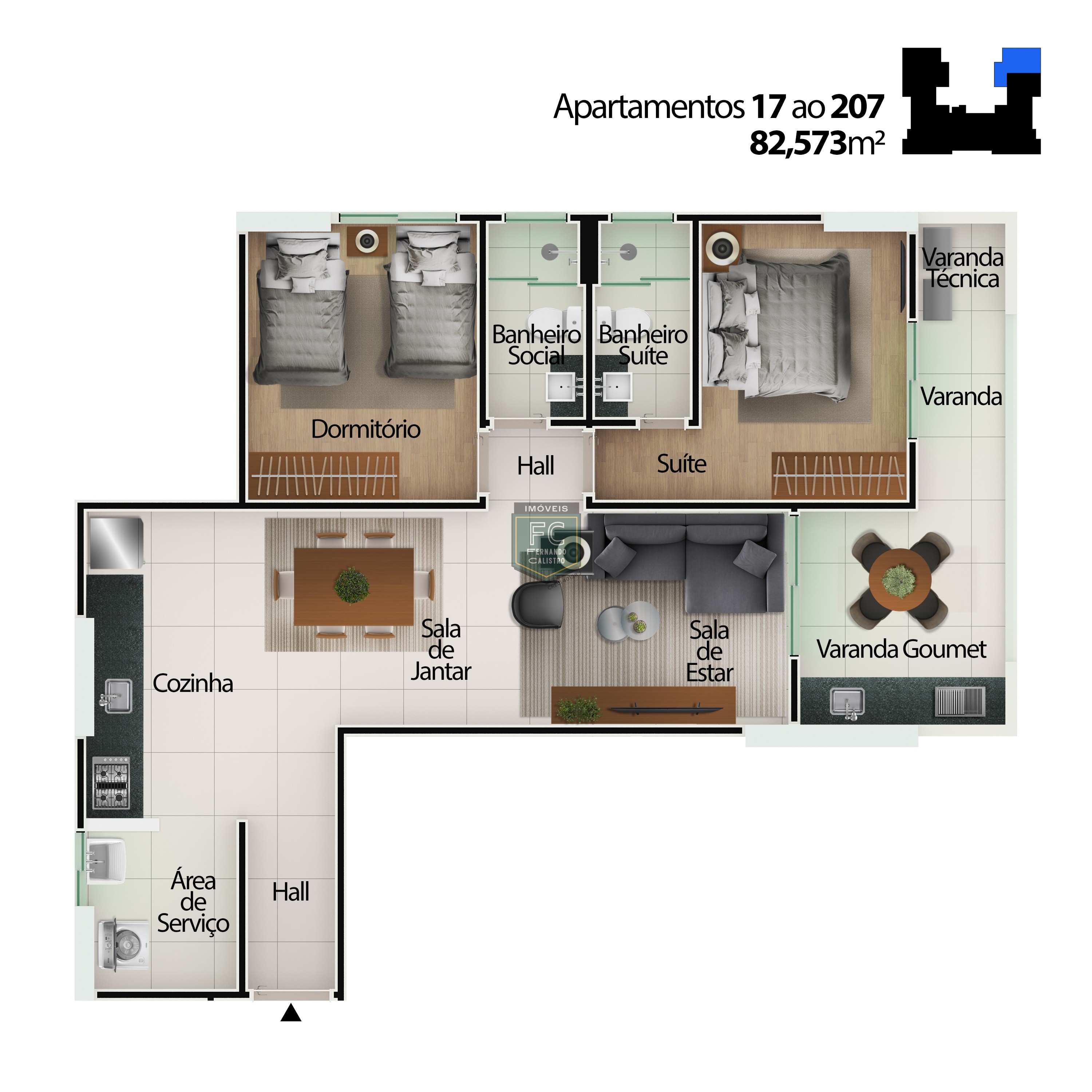 Apartamento 2 dormitórios (1 suíte) altíssimo padrão em obras, varanda gourmet vista mar, financia/permuta, local nobre, centro histórico mongaguá sp