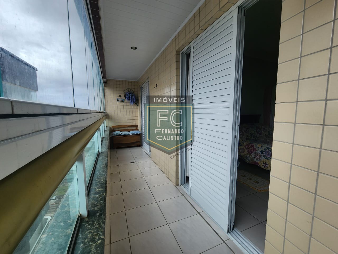 Apartamento alto padrão 2 dormitórios vista para o mar, 2 varandas (1 com churrasqueira), 85 m², piscina, R$ 430.000 - v. Caiçara - praia grande/sp