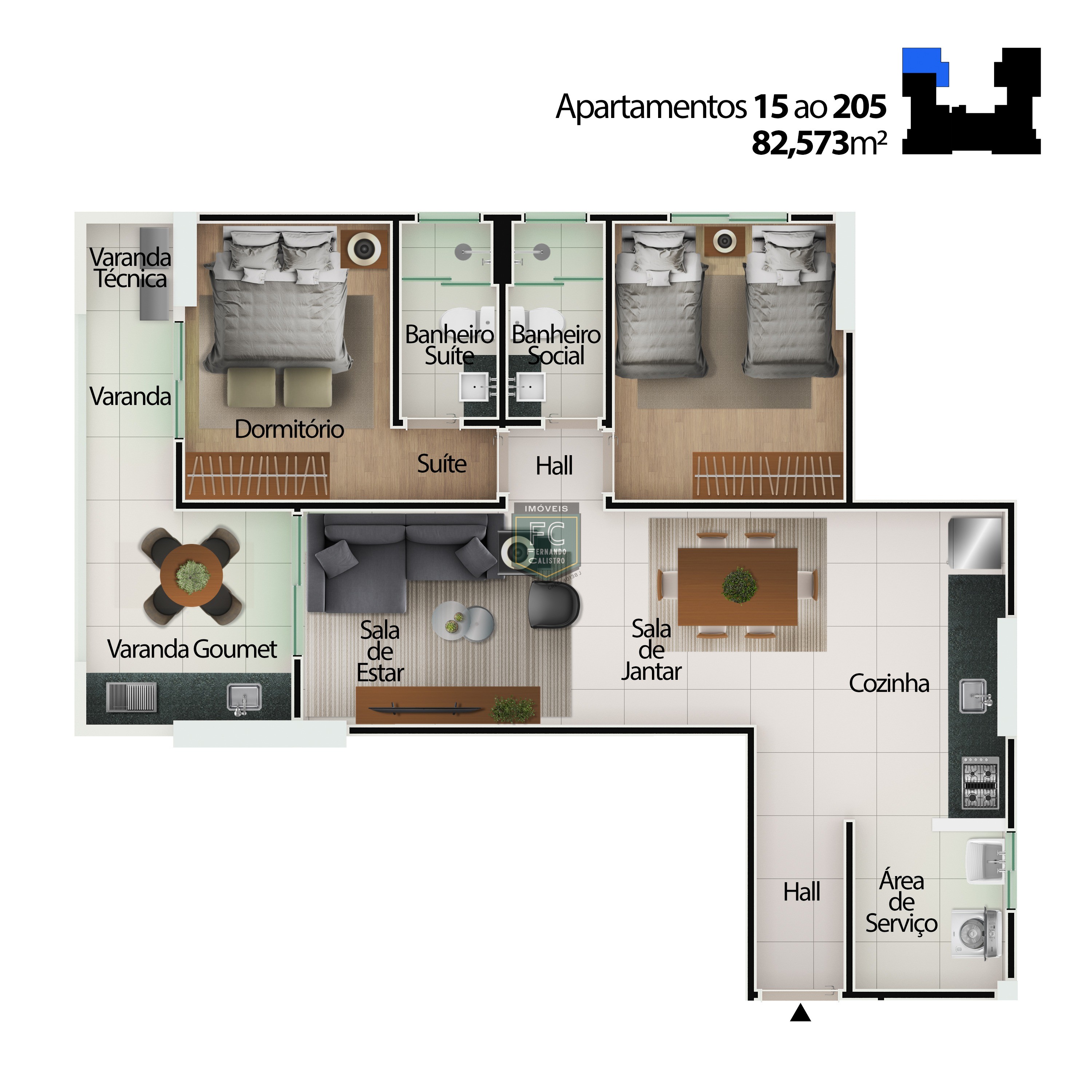 Apartamento 2 dormitórios (1 suíte) altíssimo padrão em obras, varanda gourmet vista mar, financia/permuta, local nobre, centro histórico mongaguá sp