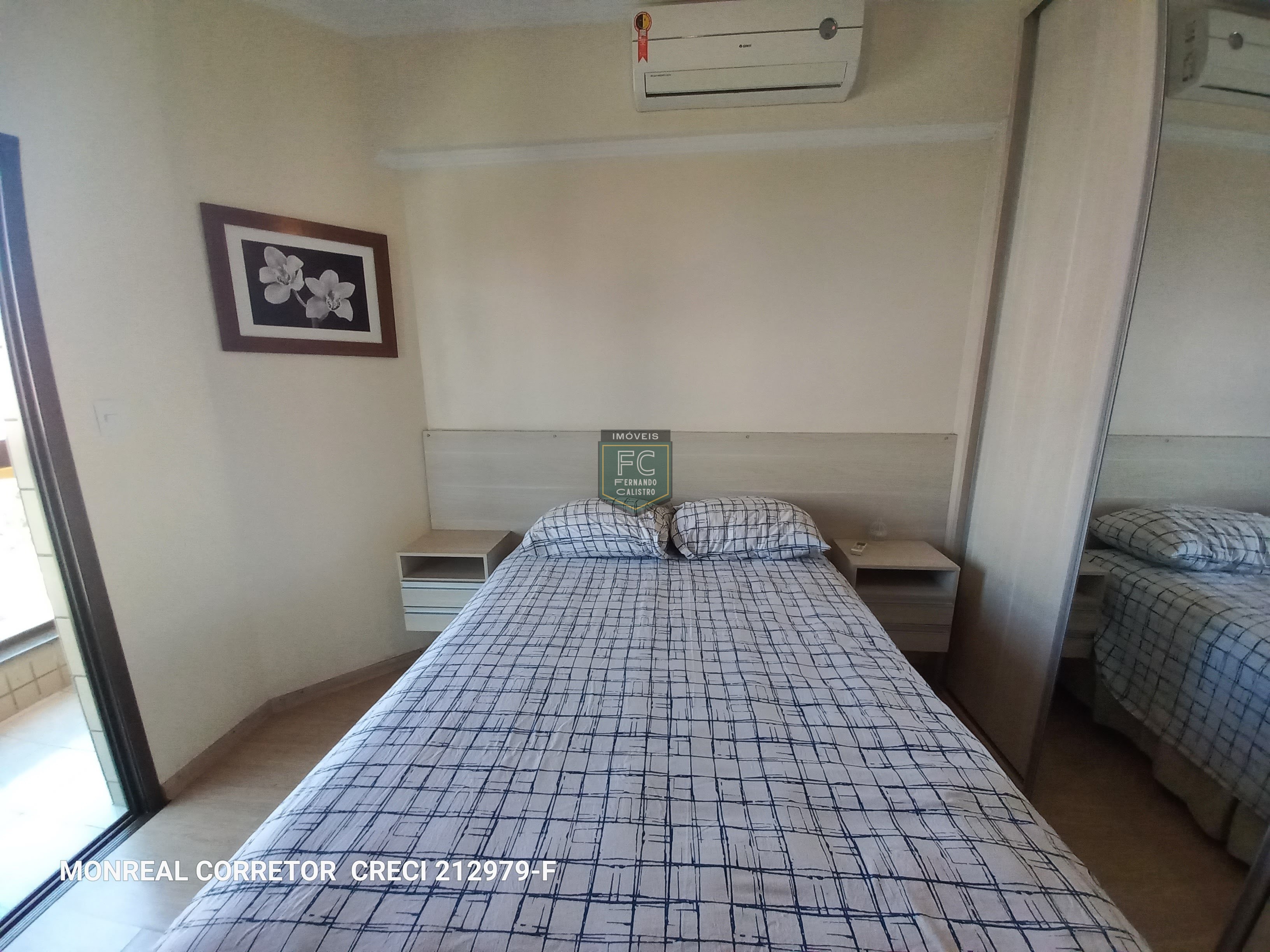 Apartamento 3 Dormitórios (1 Suíte) Frente, Varanda Envidraçada c/ Vista Mar, Móveis Planejados, Condomínio Clube de Luxo, Local Nobre, Mongaguá SP