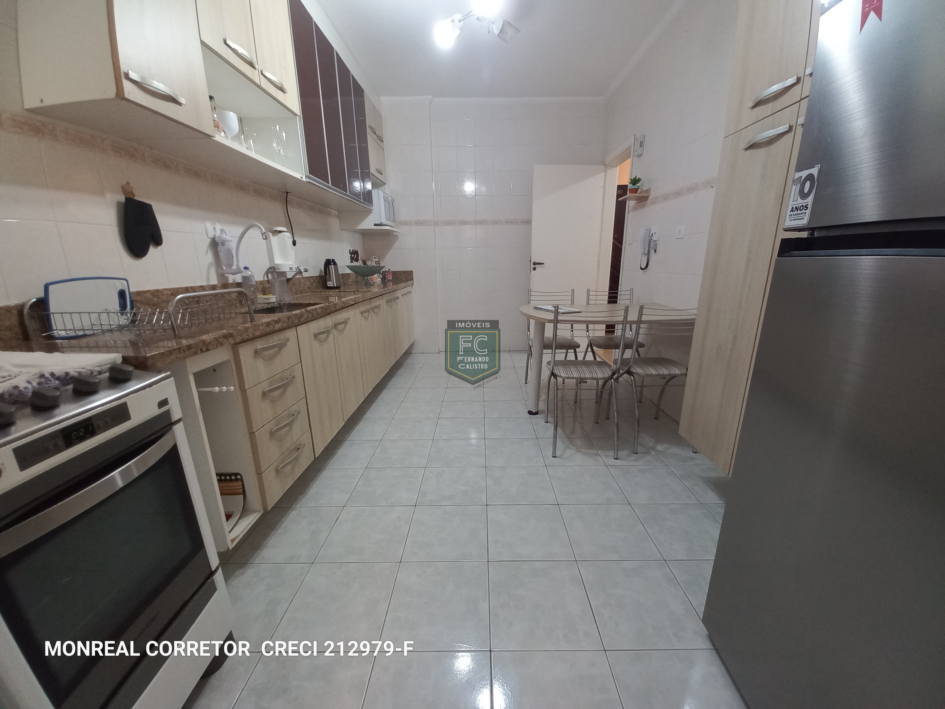 Apartamento 3 Dormitórios (1 Suíte) Frente, Varanda Envidraçada c/ Vista Mar, Móveis Planejados, Condomínio Clube de Luxo, Local Nobre, Mongaguá SP