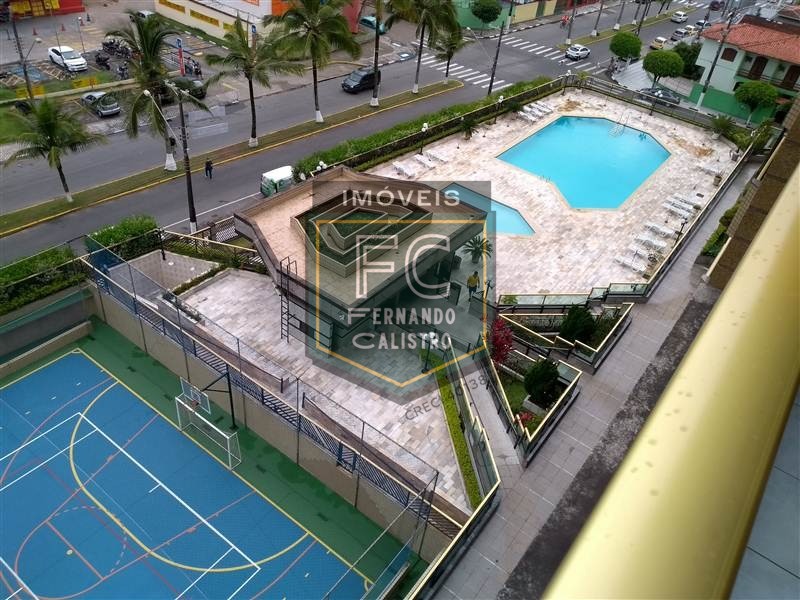 Apartamento 3 Dormitórios (1 Suíte) Frente, Varanda Envidraçada c/ Vista Mar, Móveis Planejados, Condomínio Clube de Luxo, Local Nobre, Mongaguá SP
