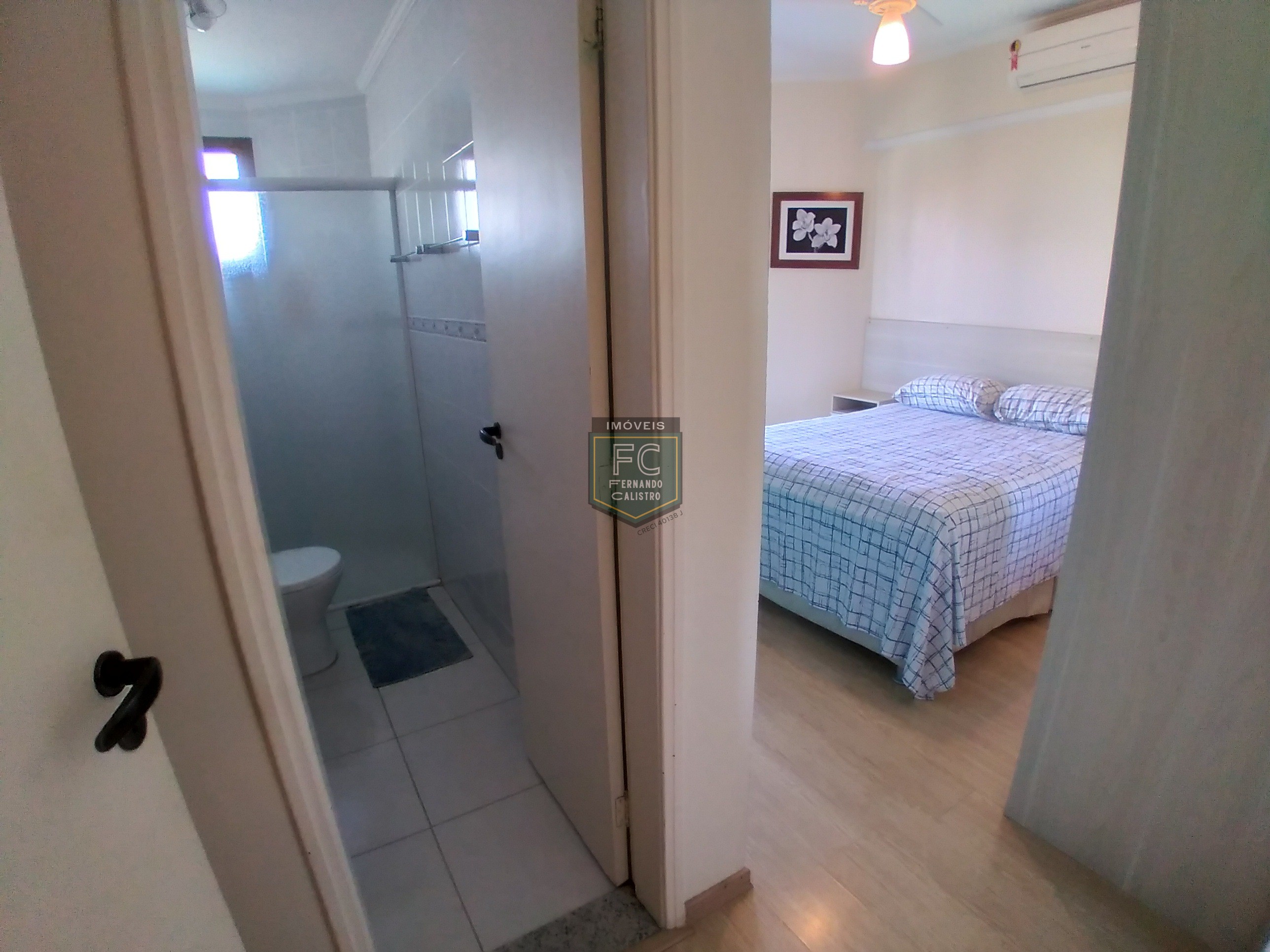 Apartamento 3 Dormitórios (1 Suíte) Frente, Varanda Envidraçada c/ Vista Mar, Móveis Planejados, Condomínio Clube de Luxo, Local Nobre, Mongaguá SP