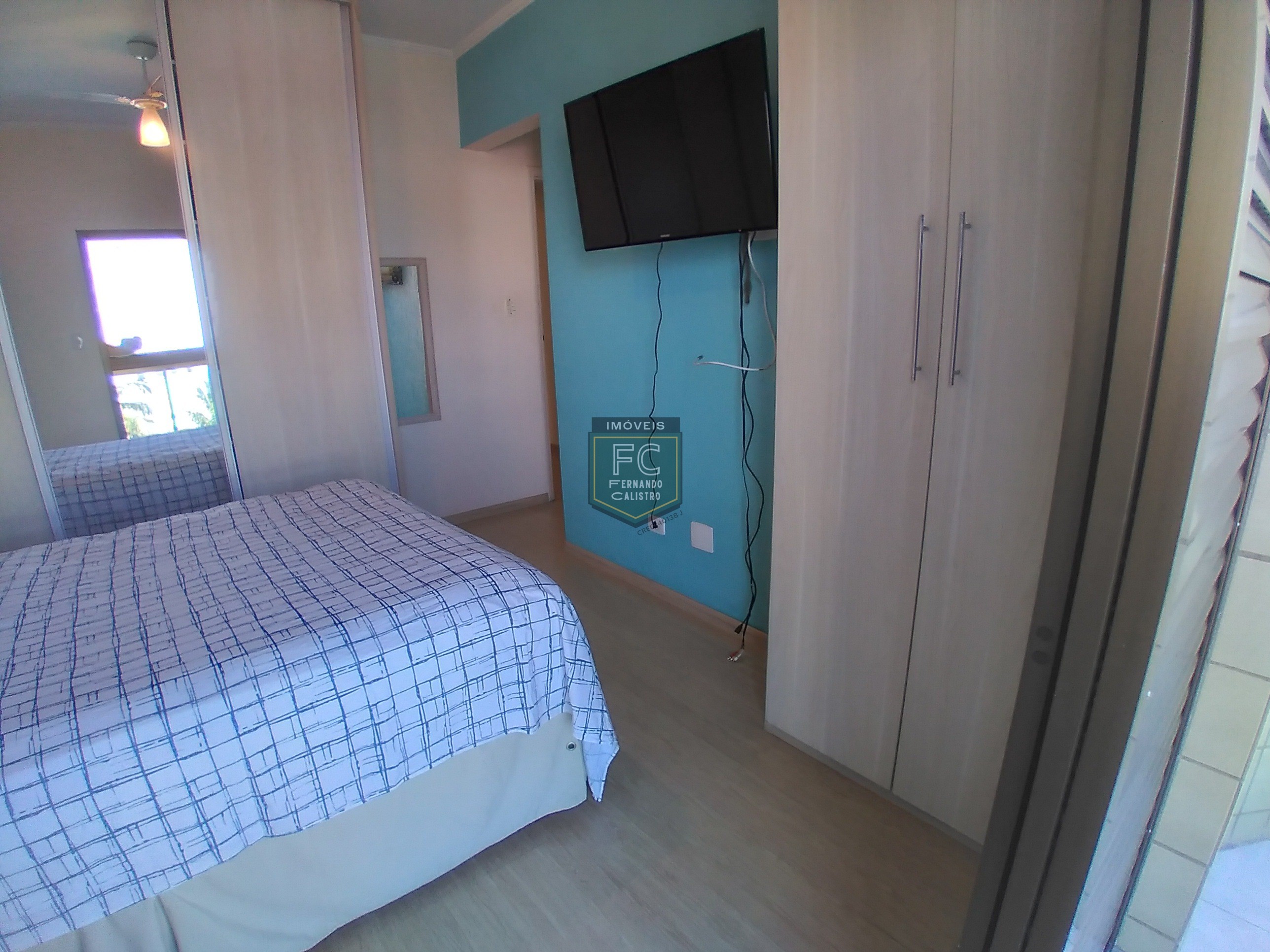 Apartamento 3 Dormitórios (1 Suíte) Frente, Varanda Envidraçada c/ Vista Mar, Móveis Planejados, Condomínio Clube de Luxo, Local Nobre, Mongaguá SP