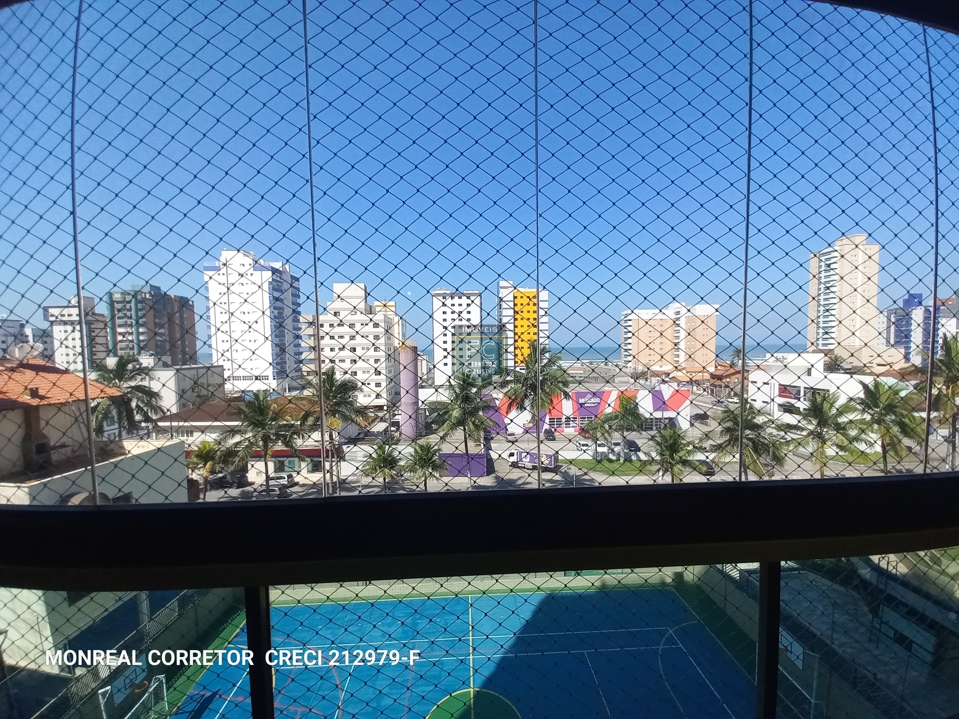 Apartamento 3 Dormitórios (1 Suíte) Frente, Varanda Envidraçada c/ Vista Mar, Móveis Planejados, Condomínio Clube de Luxo, Local Nobre, Mongaguá SP
