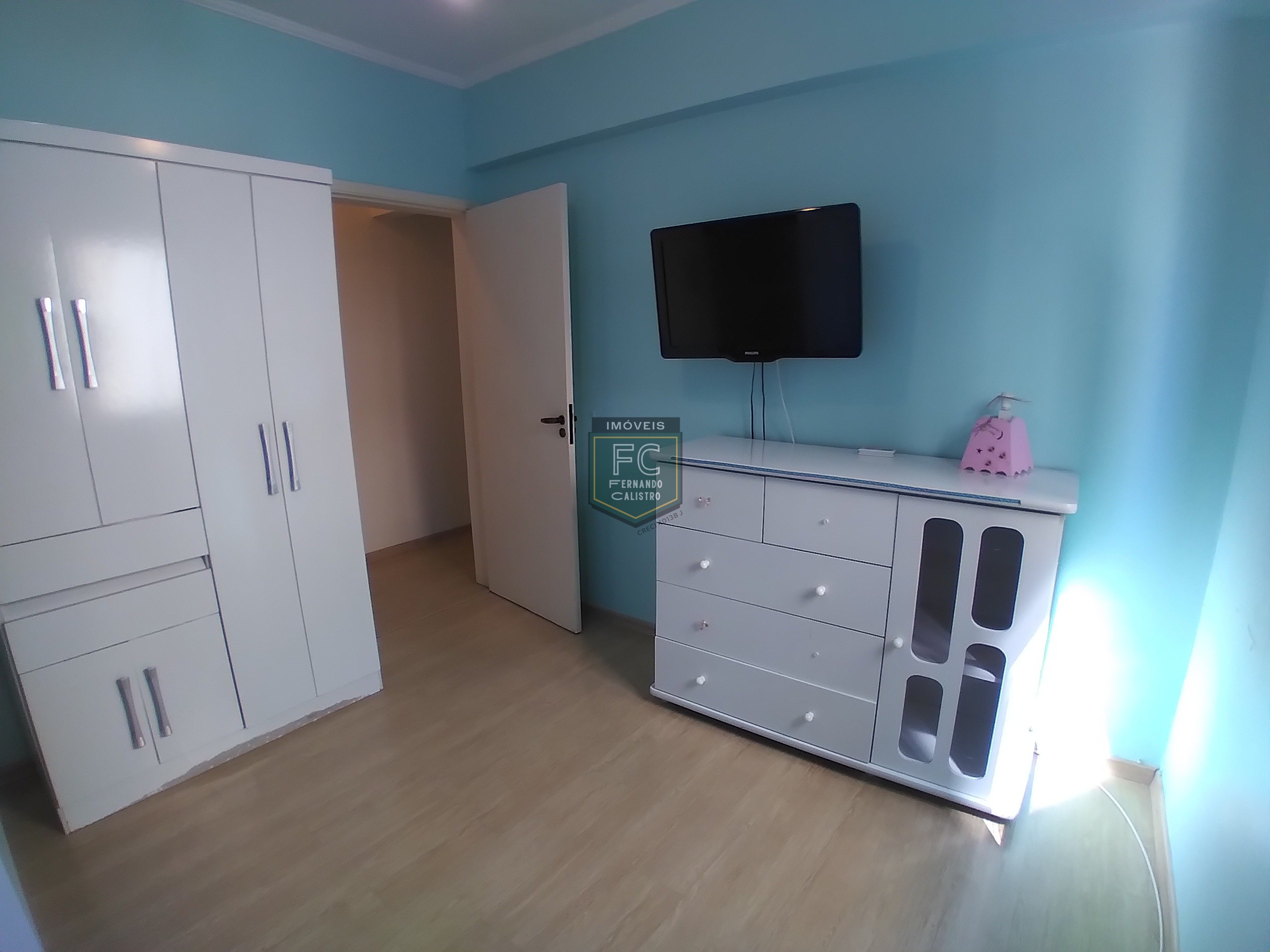Apartamento 3 Dormitórios (1 Suíte) Frente, Varanda Envidraçada c/ Vista Mar, Móveis Planejados, Condomínio Clube de Luxo, Local Nobre, Mongaguá SP