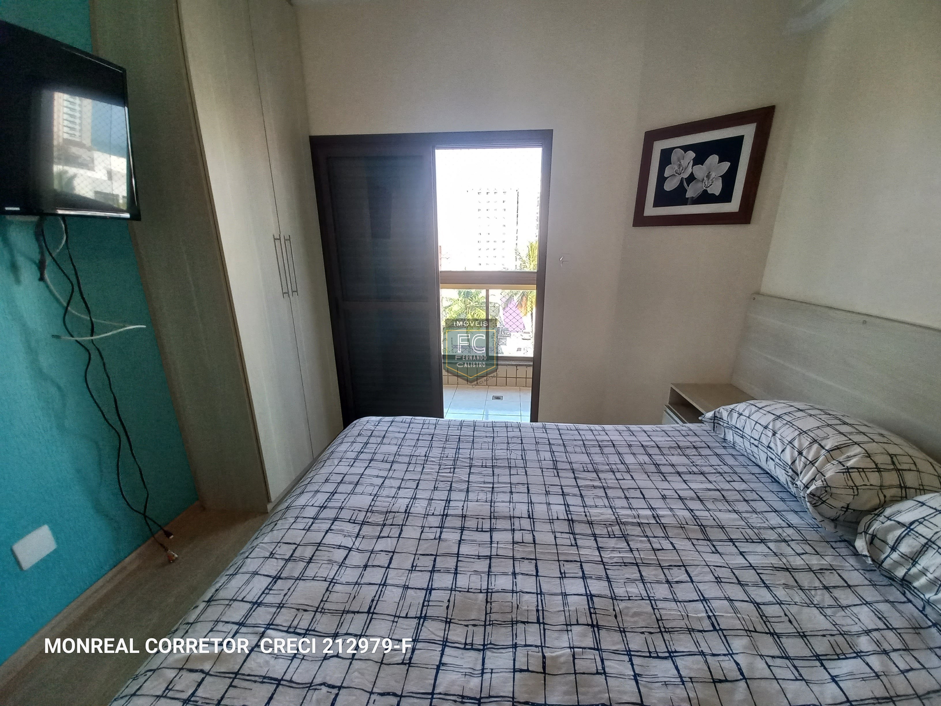 Apartamento 3 Dormitórios (1 Suíte) Frente, Varanda Envidraçada c/ Vista Mar, Móveis Planejados, Condomínio Clube de Luxo, Local Nobre, Mongaguá SP
