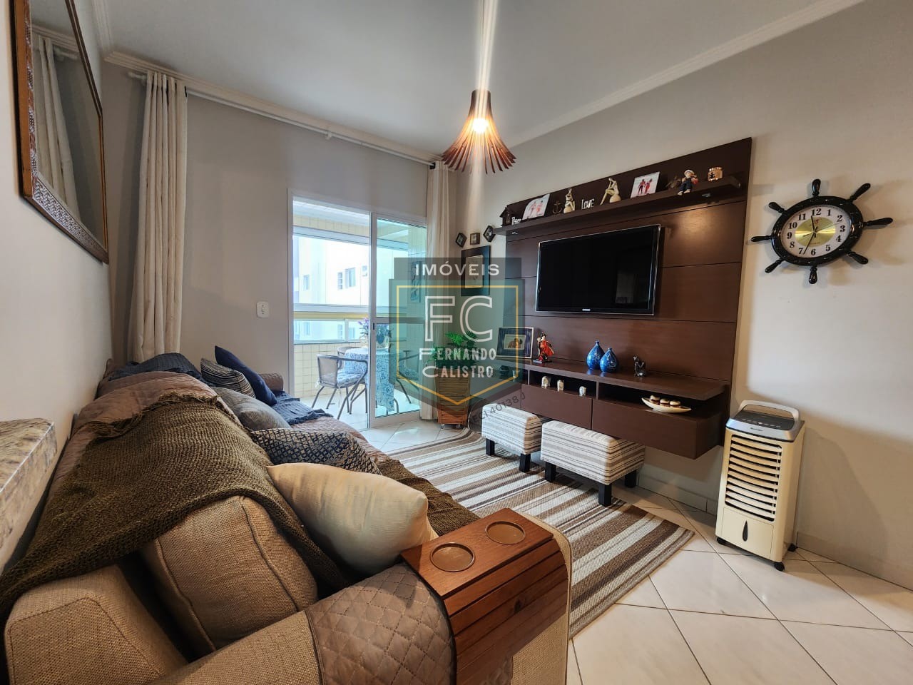 Apartamento alto padrão 2 dormitórios vista para o mar, 2 varandas (1 com churrasqueira), 85 m², piscina, R$ 430.000 - v. Caiçara - praia grande/sp