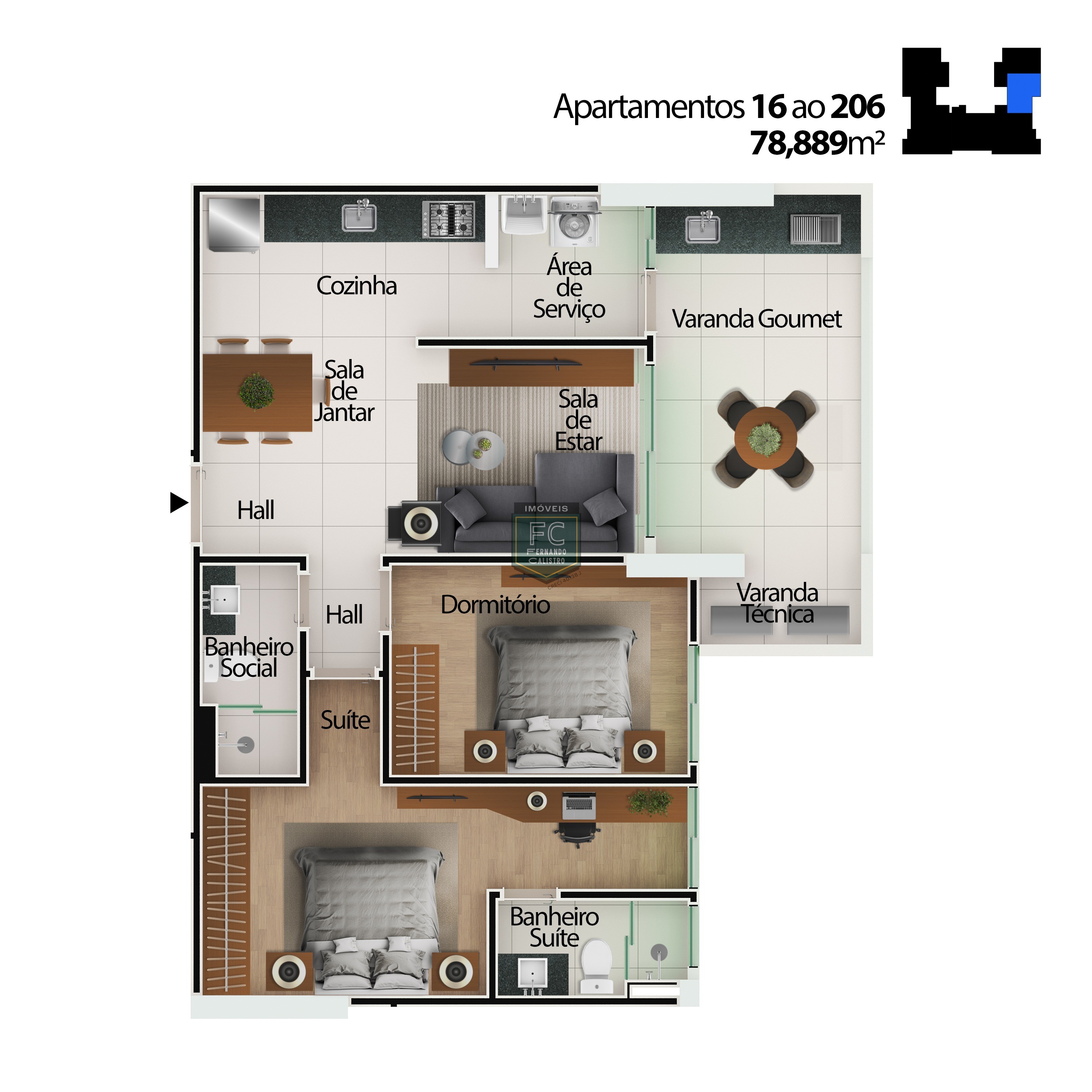 Apartamento 2 dormitórios (1 suíte) altíssimo padrão em obras, varanda gourmet vista mar, financia/permuta, local nobre, centro histórico mongaguá sp