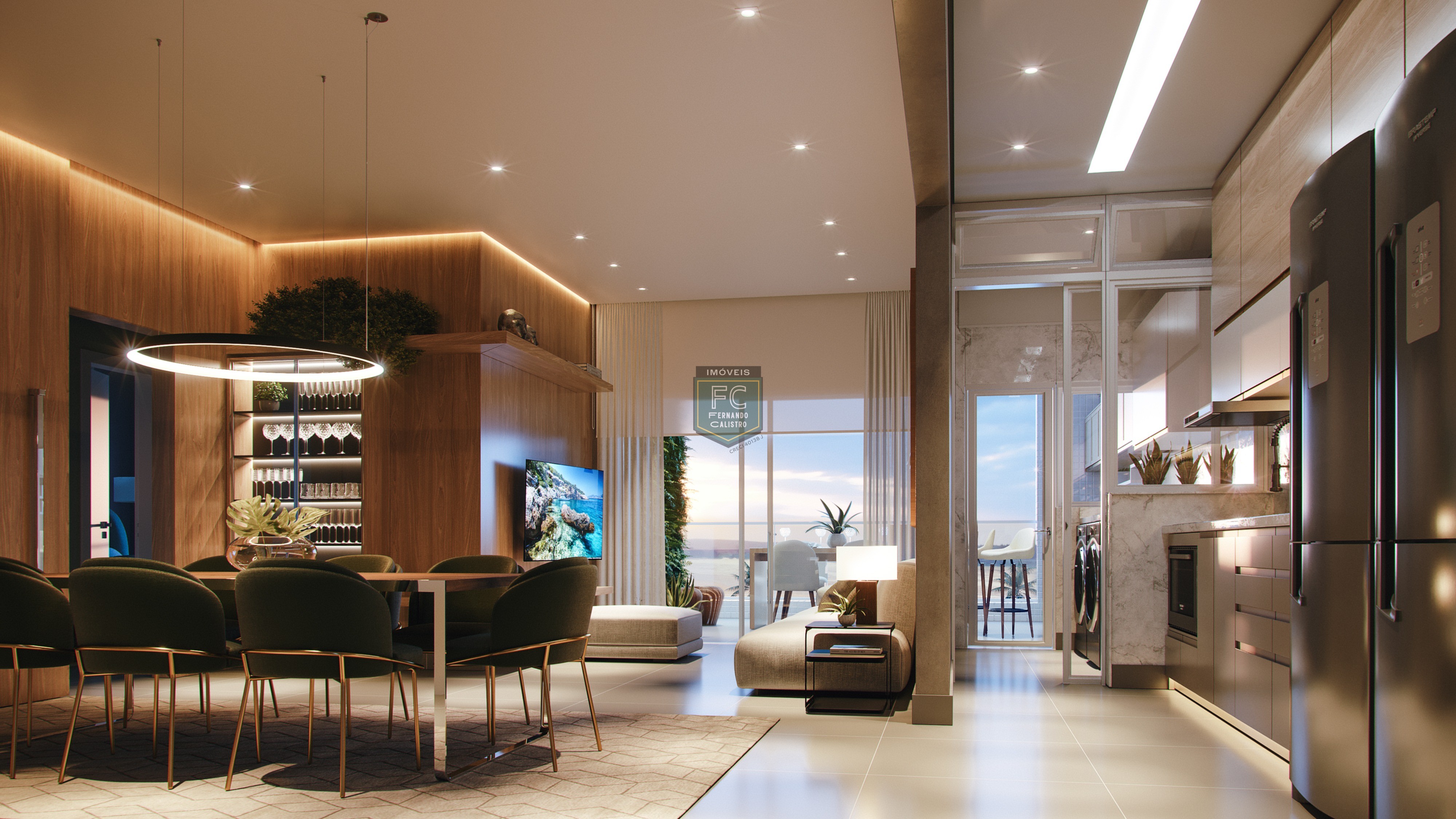 Apartamento 2 dormitórios (1 suíte) alto padrão frente mar em obras, varanda gourmet vista mar, financia / permuta, local nobre, centro mongaguá sp